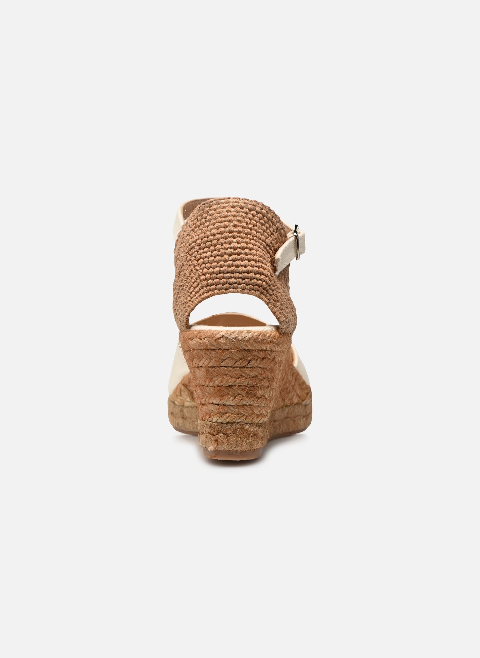Espadrilles met sleehak en plateau Ipono dames beige Georgia Rose Espadrilles met sleehak en plateau Ipono dames beige Textile ecru