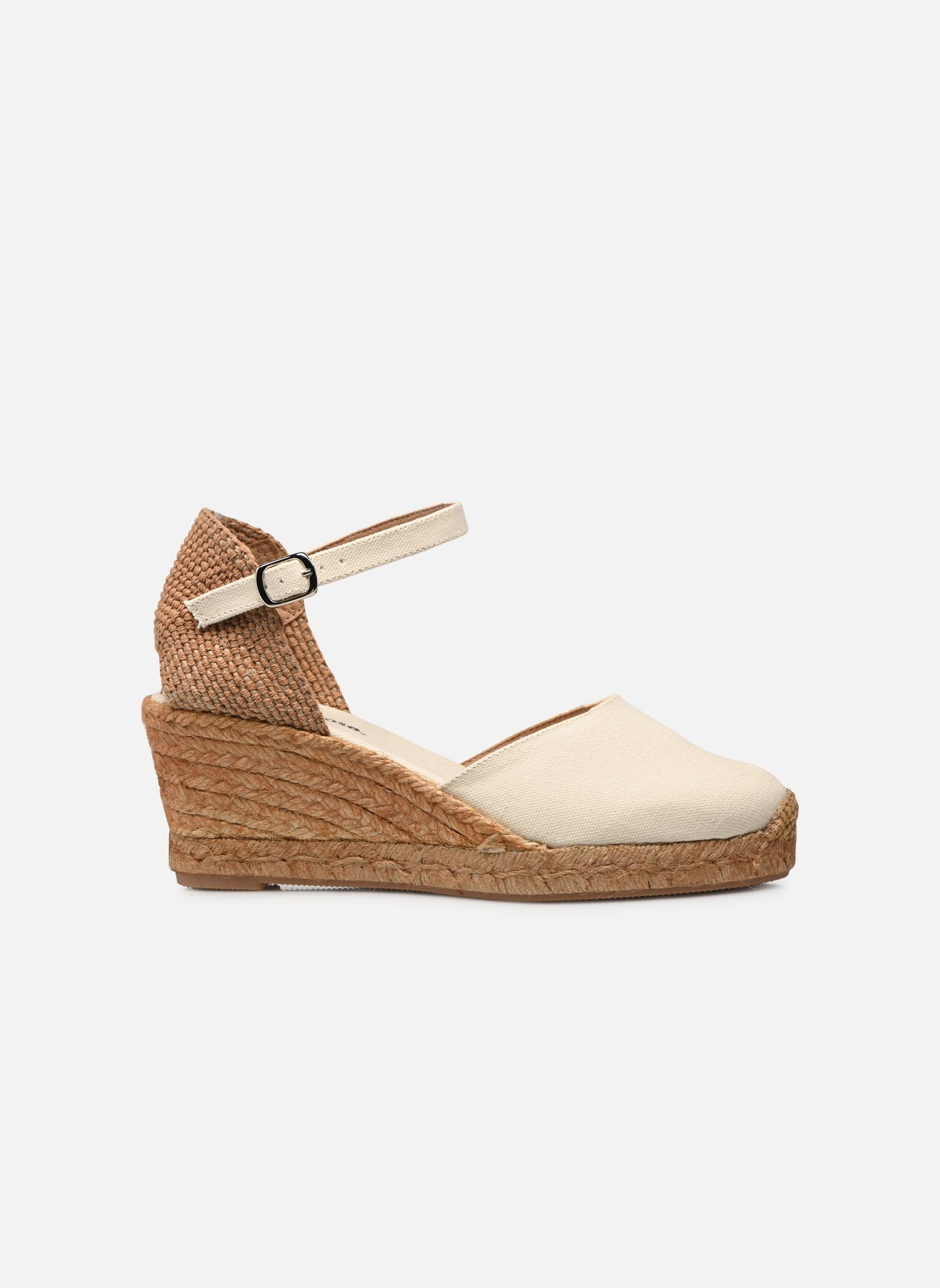 Espadrilles met sleehak en plateau Ipono dames beige Georgia Rose Espadrilles met sleehak en plateau Ipono dames beige Textile ecru