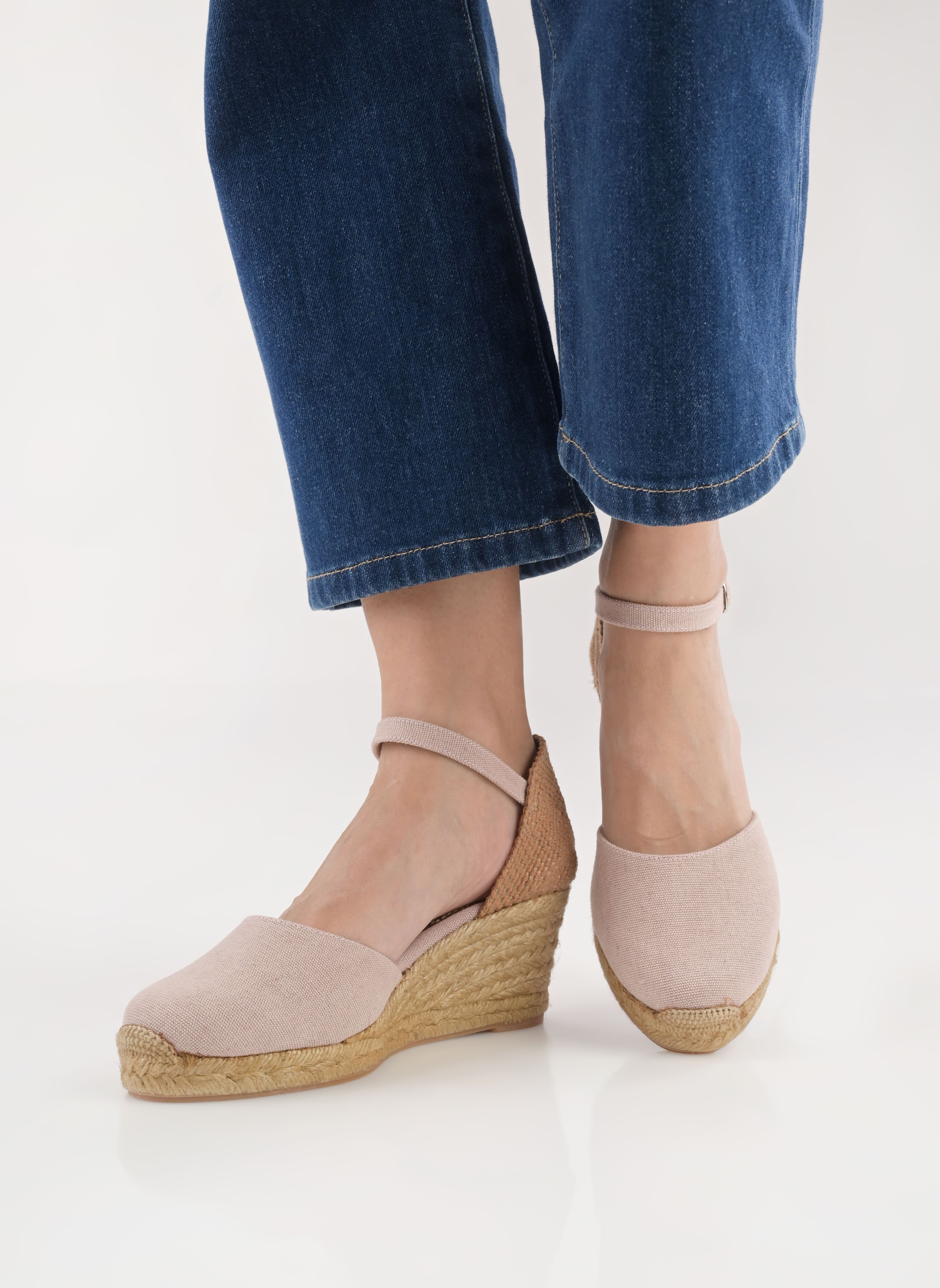 Espadrilles compensées et plateformes Ipono femme rose Georgia Rose Espadrilles compensées et plateformes Ipono femme rose TEXTILE ROSE