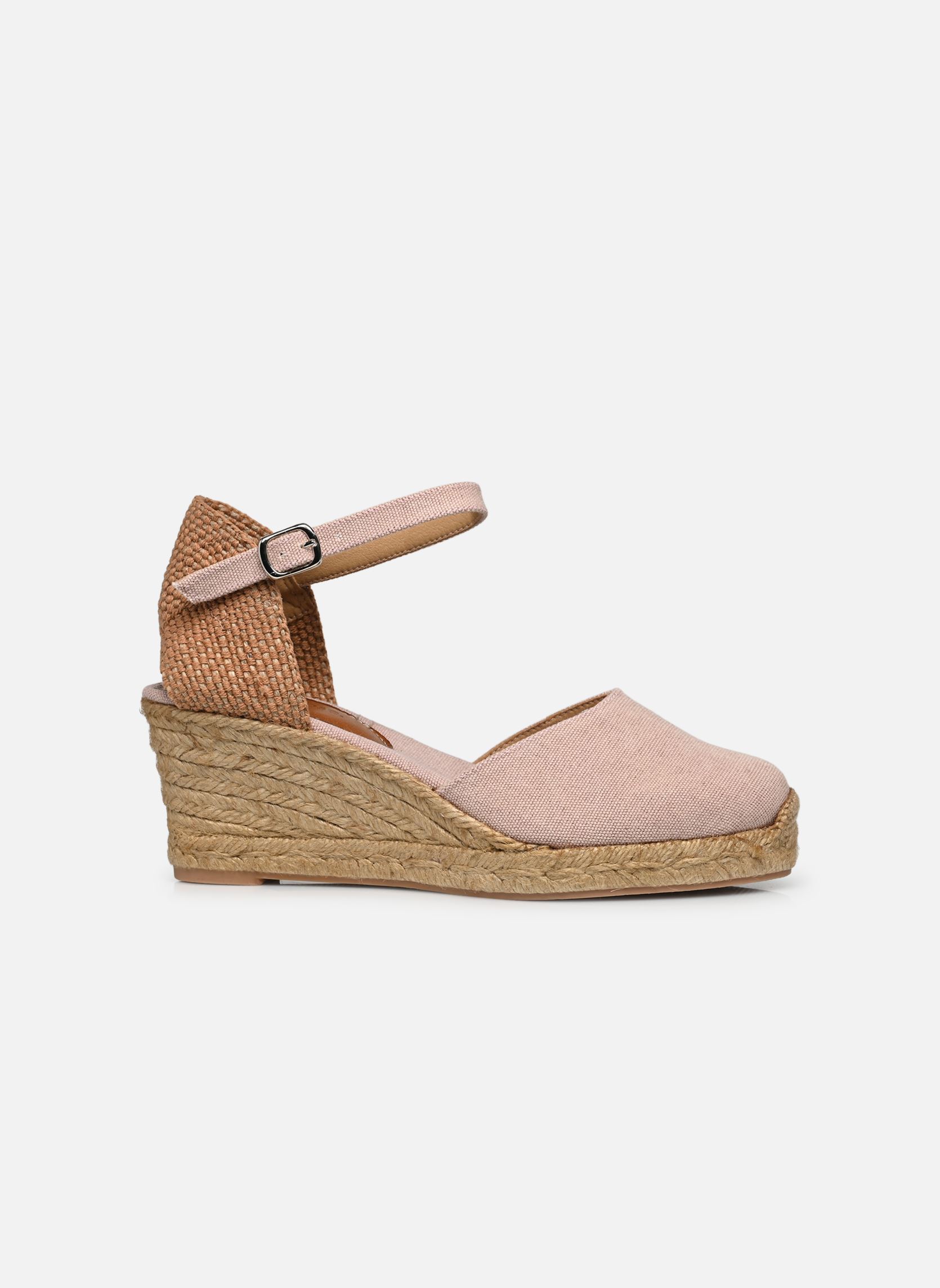 Espadrilles compensées et plateformes Ipono femme rose Georgia Rose Espadrilles compensées et plateformes Ipono femme rose TEXTILE ROSE