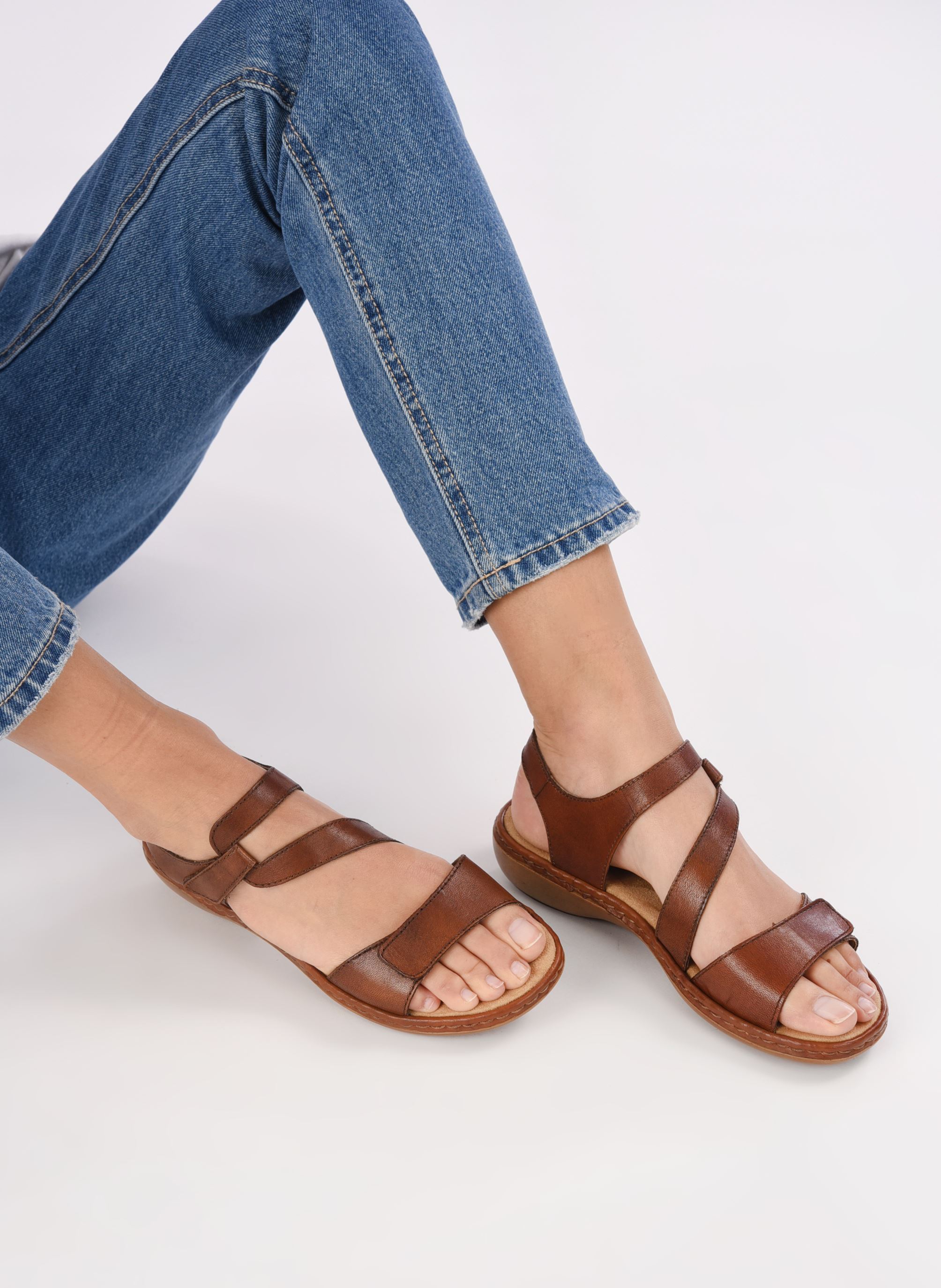 Sandalen Ababe dames bruin Rieker Sandalen Ababe dames bruin REH