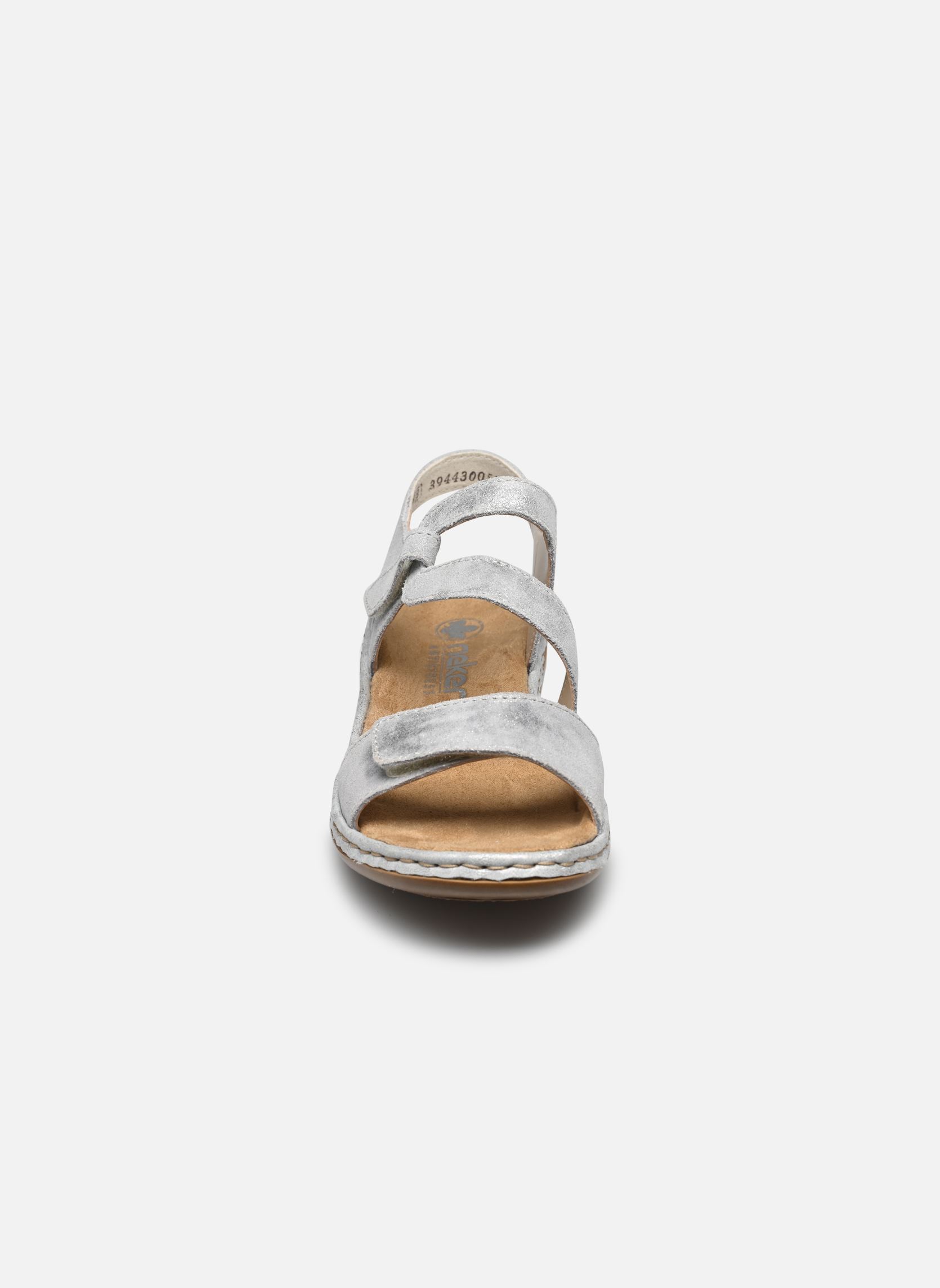 Sandalen Ababe dames zilver Rieker Sandalen Ababe dames zilver ARGENT/PLATINE