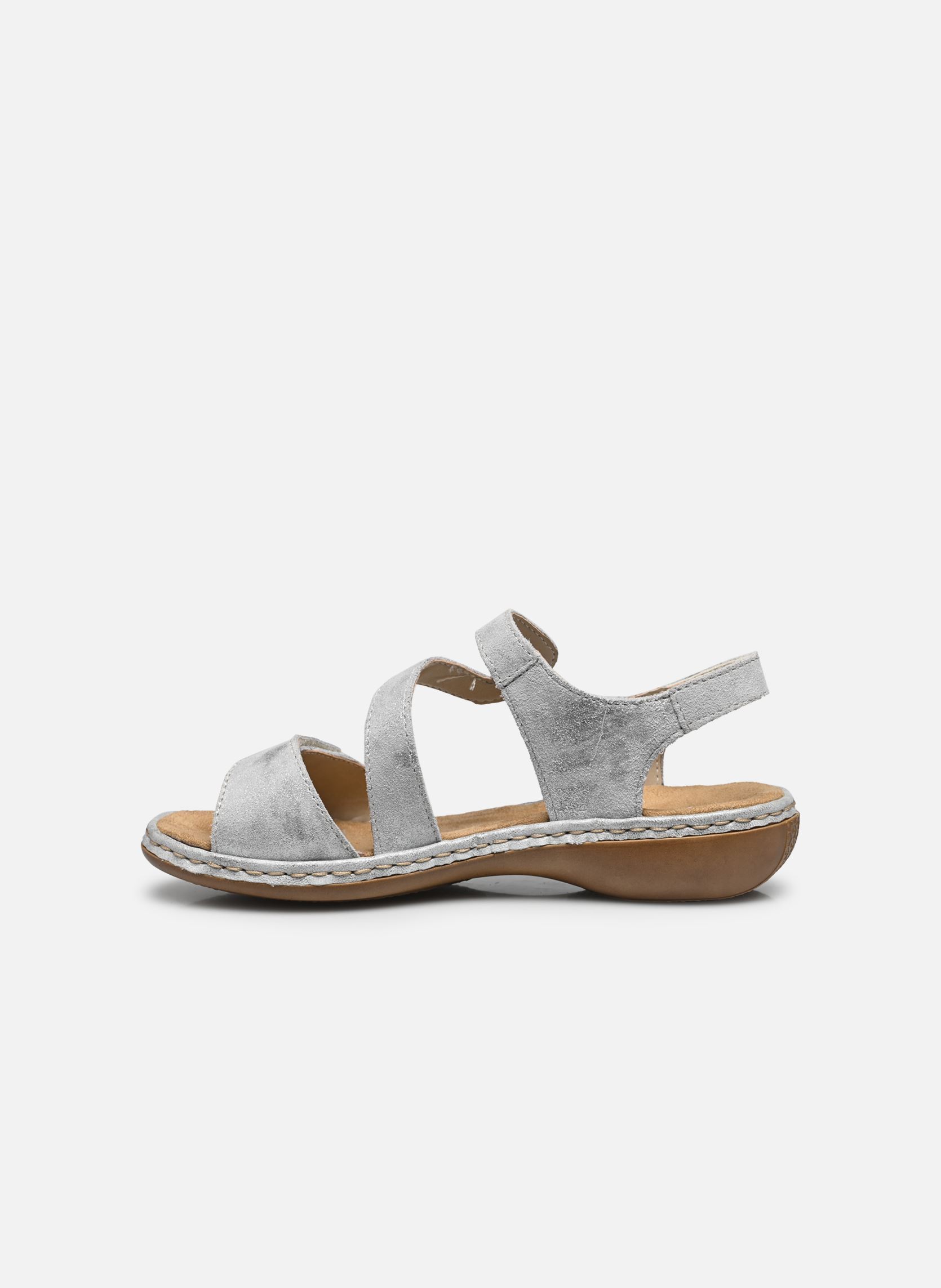 Sandalen Ababe dames zilver Rieker Sandalen Ababe dames zilver ARGENT/PLATINE