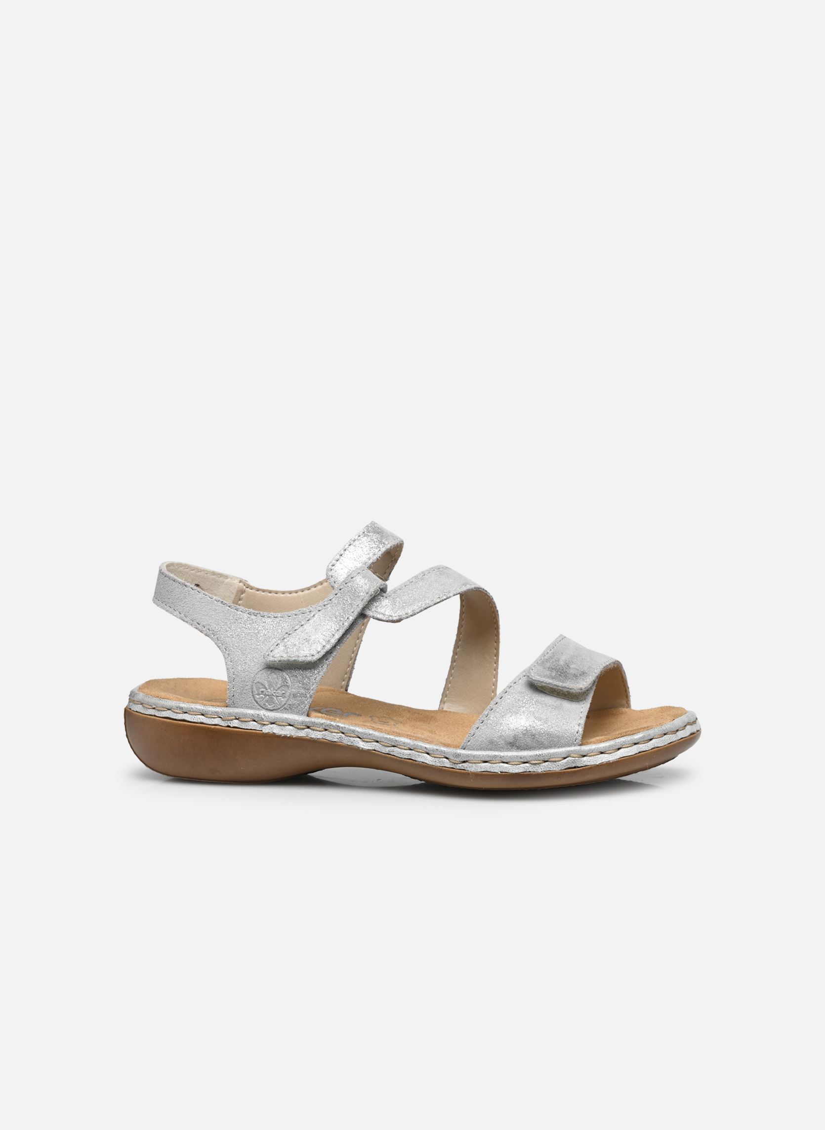 Sandalen Ababe dames zilver Rieker Sandalen Ababe dames zilver ARGENT/PLATINE