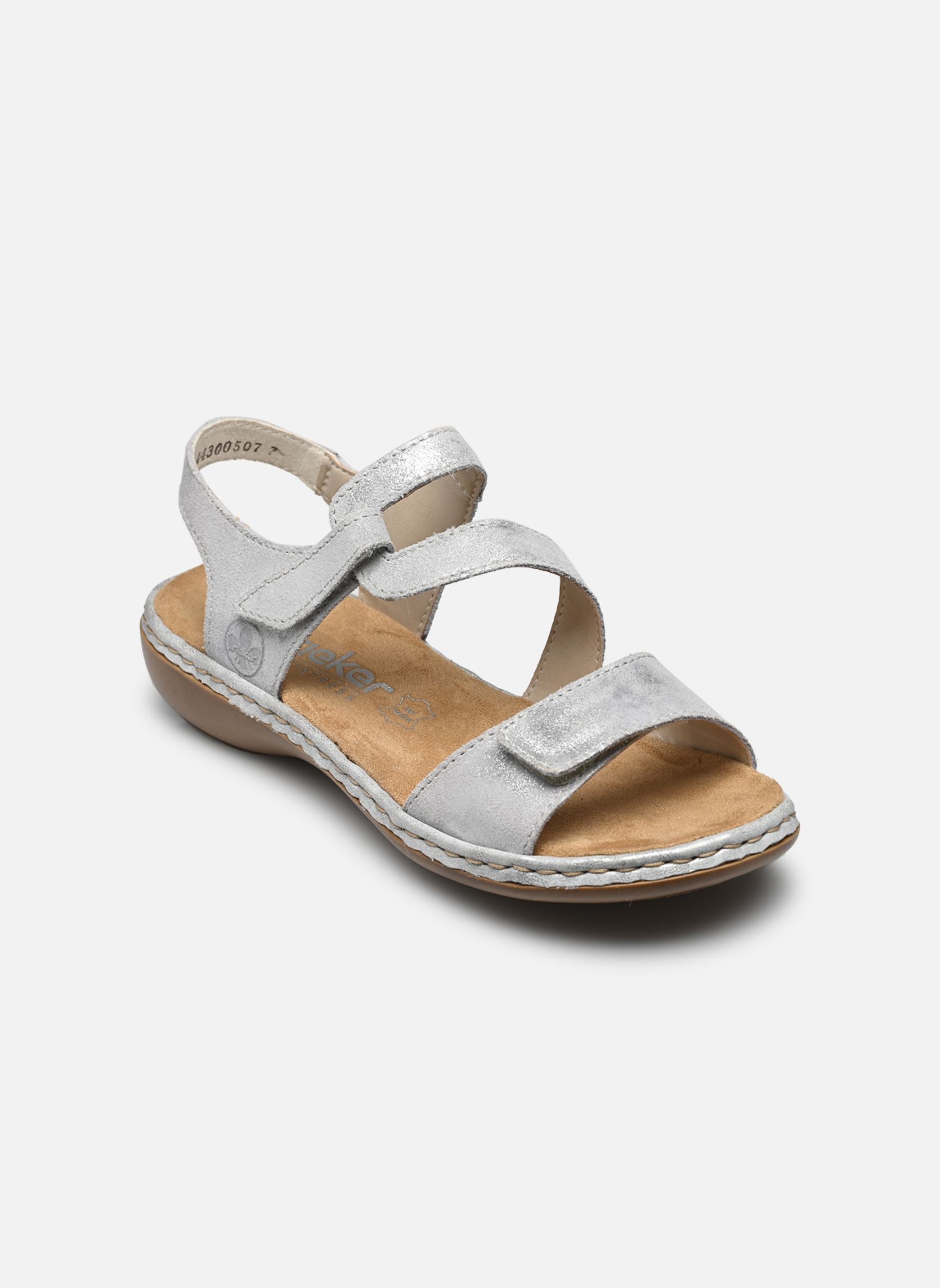 Sandalen Ababe dames zilver Rieker Sandalen Ababe dames zilver ARGENT/PLATINE