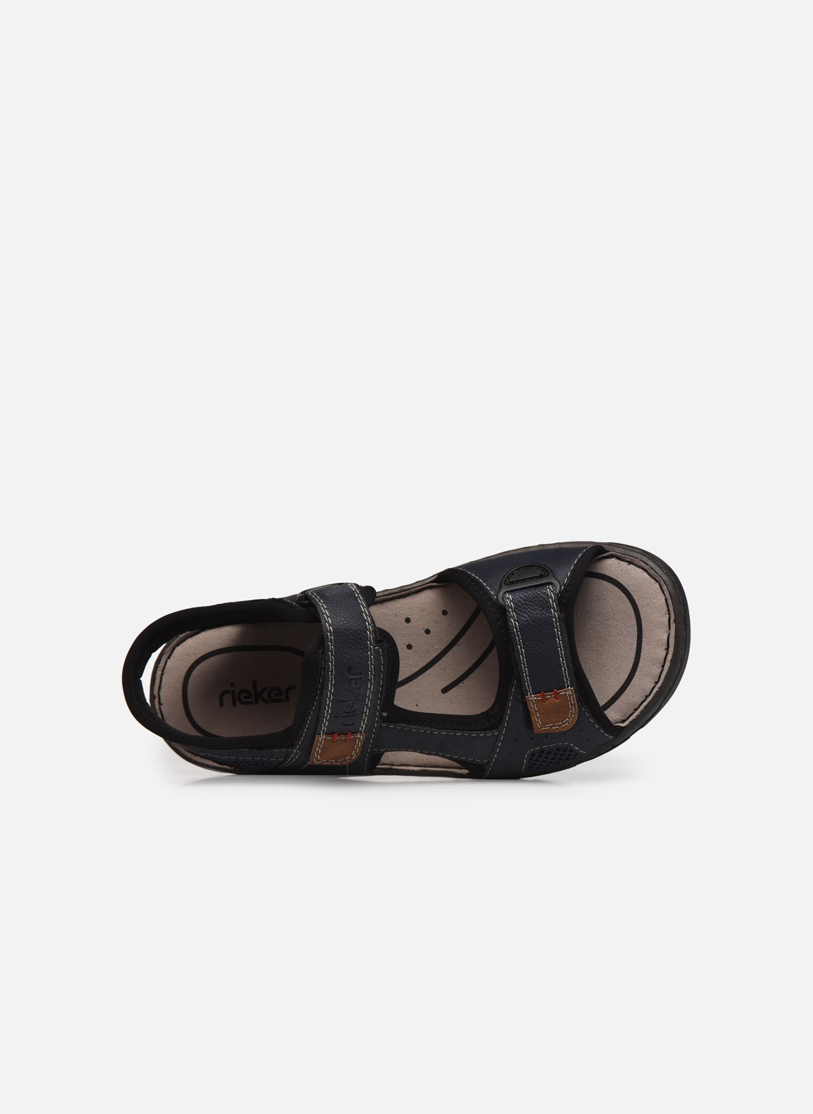 Sandales et mules Eryk homme marron Rieker Sandales et mules Eryk homme marron LAKE/SCHWARZ/ATLANTIS/MANDEL