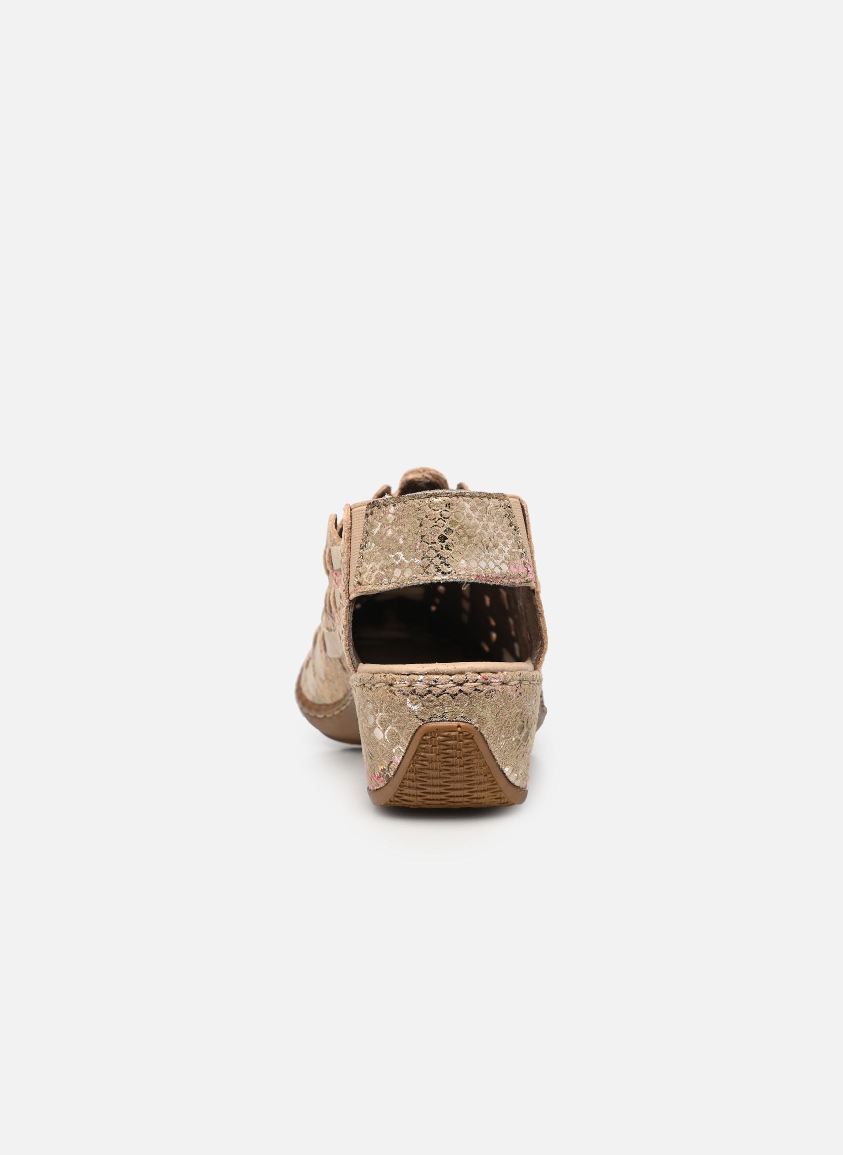 Sandales Pooja femme beige Rieker Sandales Pooja femme beige BEIGE-MULTI/MUSCHEL/MULTI