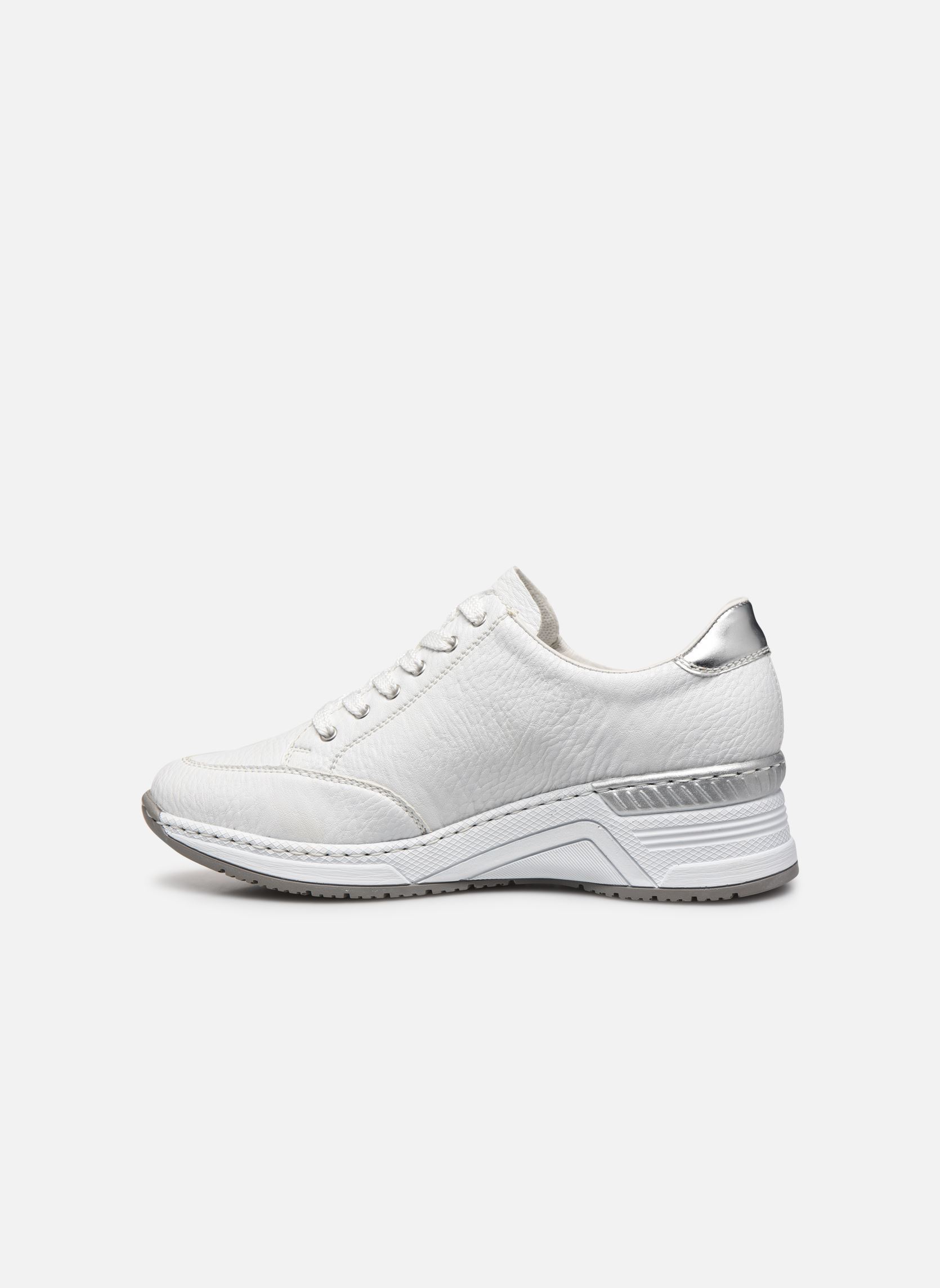 Lage sneakers Janis dames wit Rieker Lage sneakers Janis dames wit WEISS/WEISS-SILBER/ARGENTO