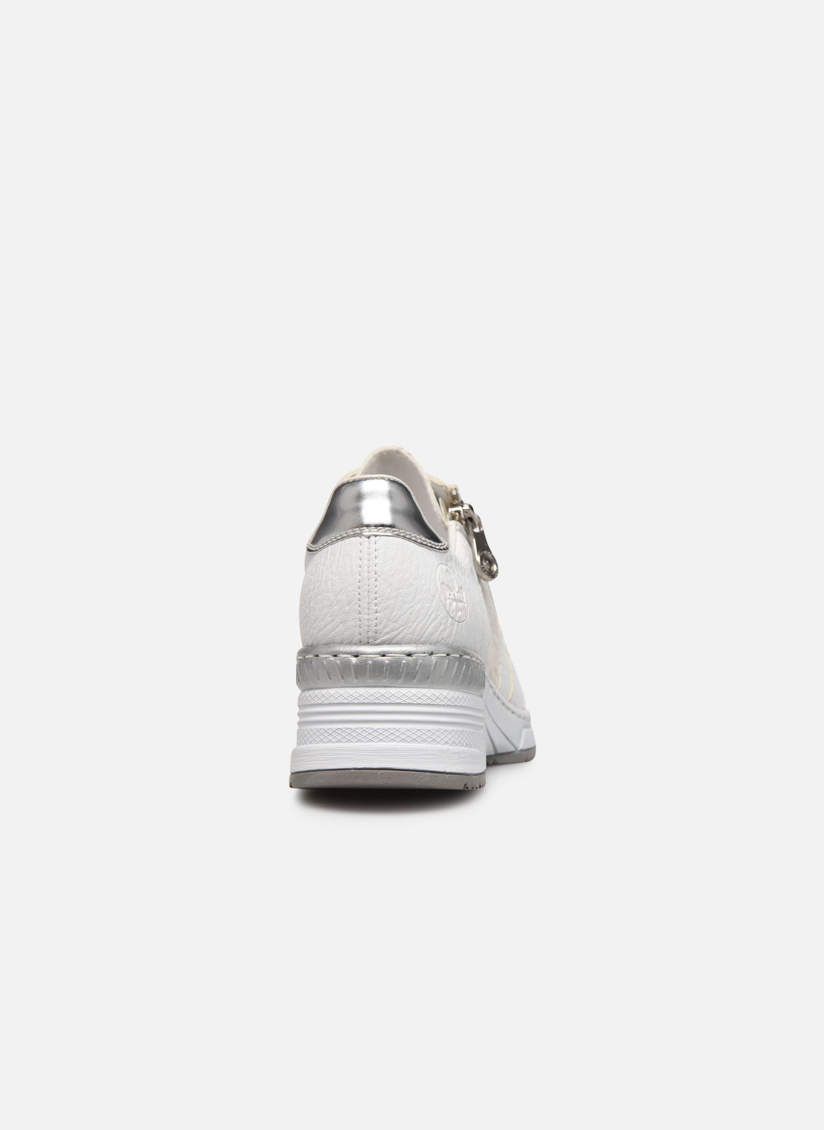 Lage sneakers Janis dames wit Rieker Lage sneakers Janis dames wit WEISS/WEISS-SILBER/ARGENTO