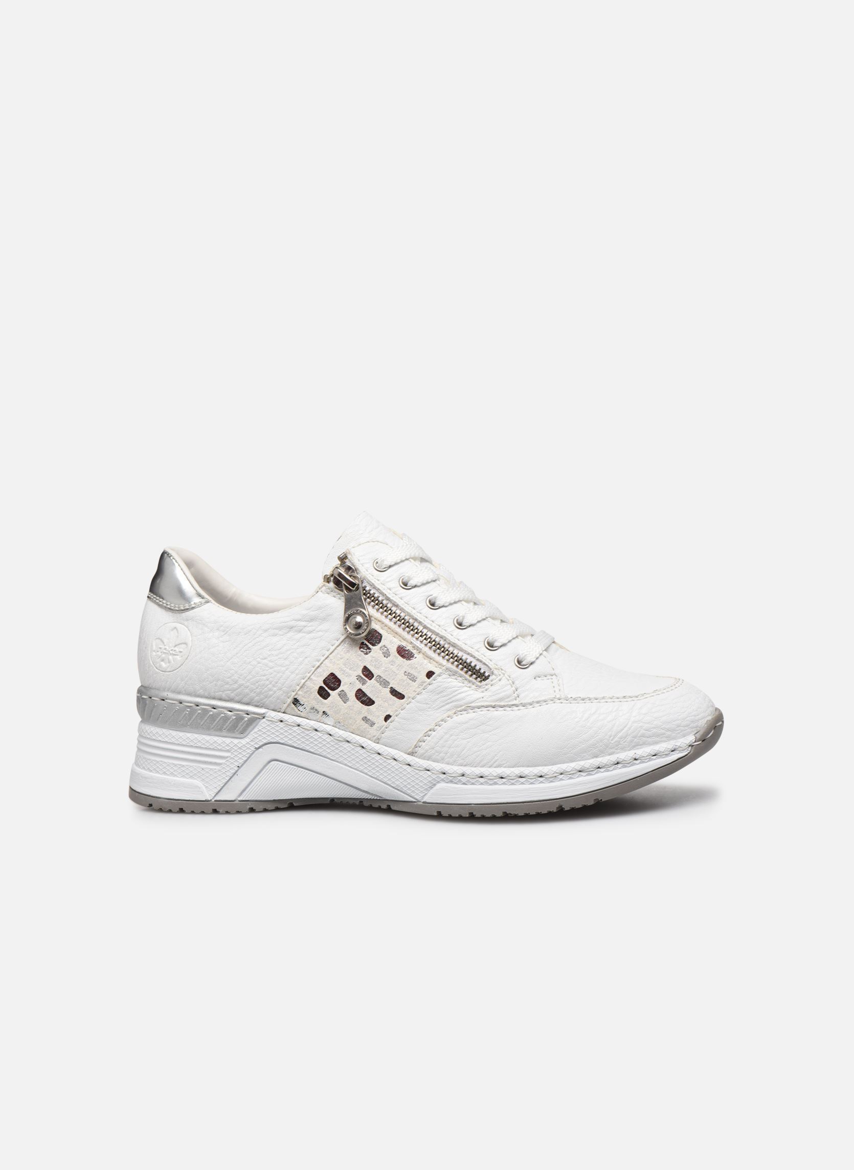 Lage sneakers Janis dames wit Rieker Lage sneakers Janis dames wit WEISS/WEISS-SILBER/ARGENTO
