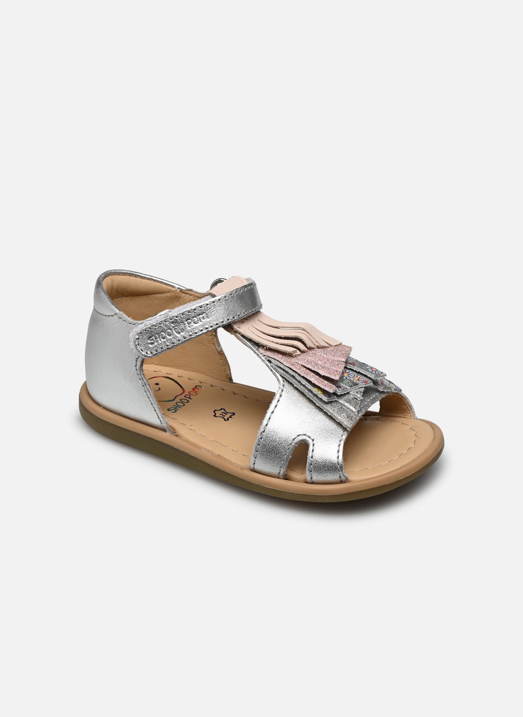 Sandali Tity Falls bambina argento Shoo Pom Sandali Tity Falls bambina argento SILVER - PIN