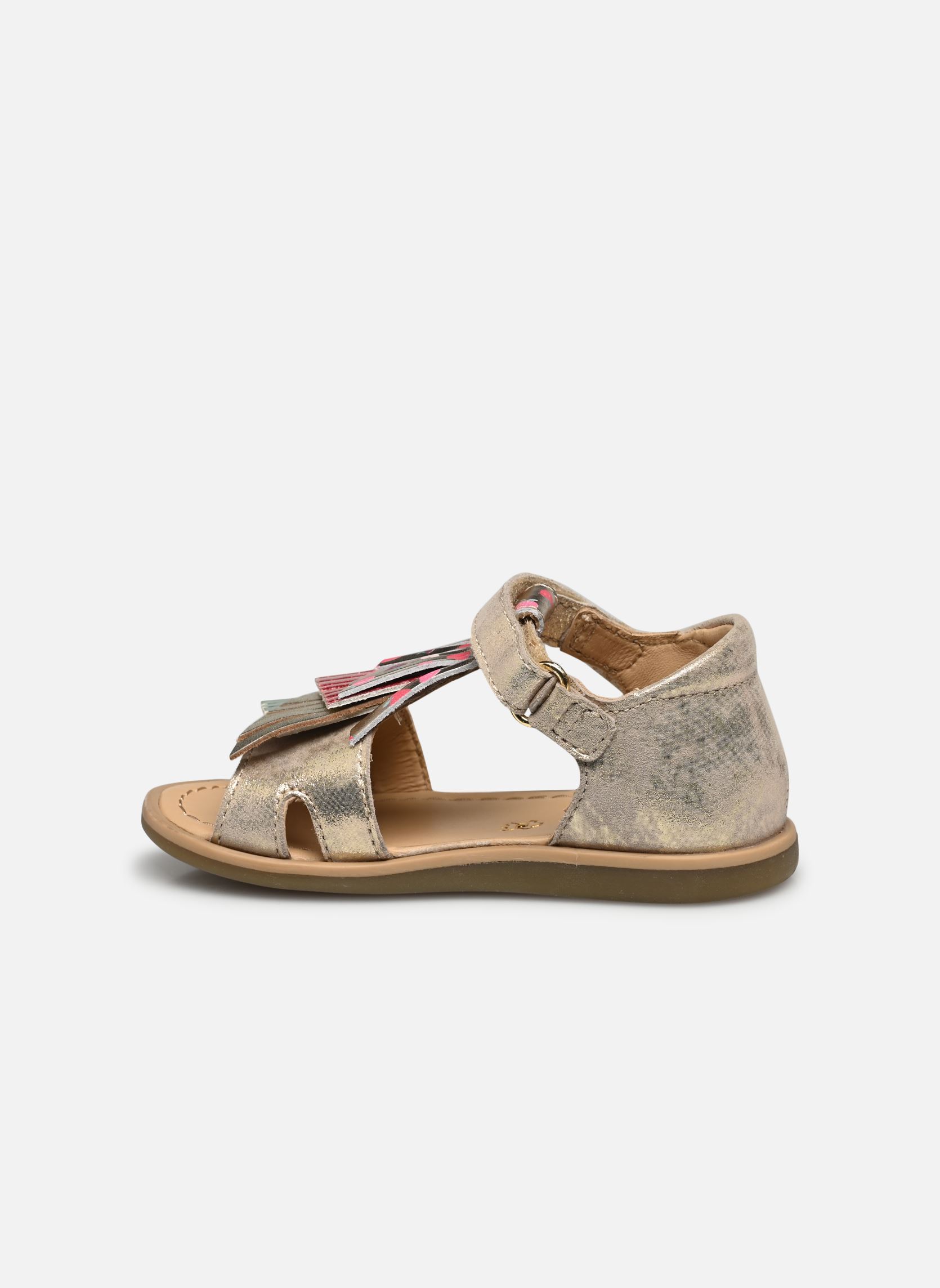 Sandales Tity Falls fille or et bronze Shoo Pom Sandales Tity Falls fille or et bronze BEIGE PLATINE