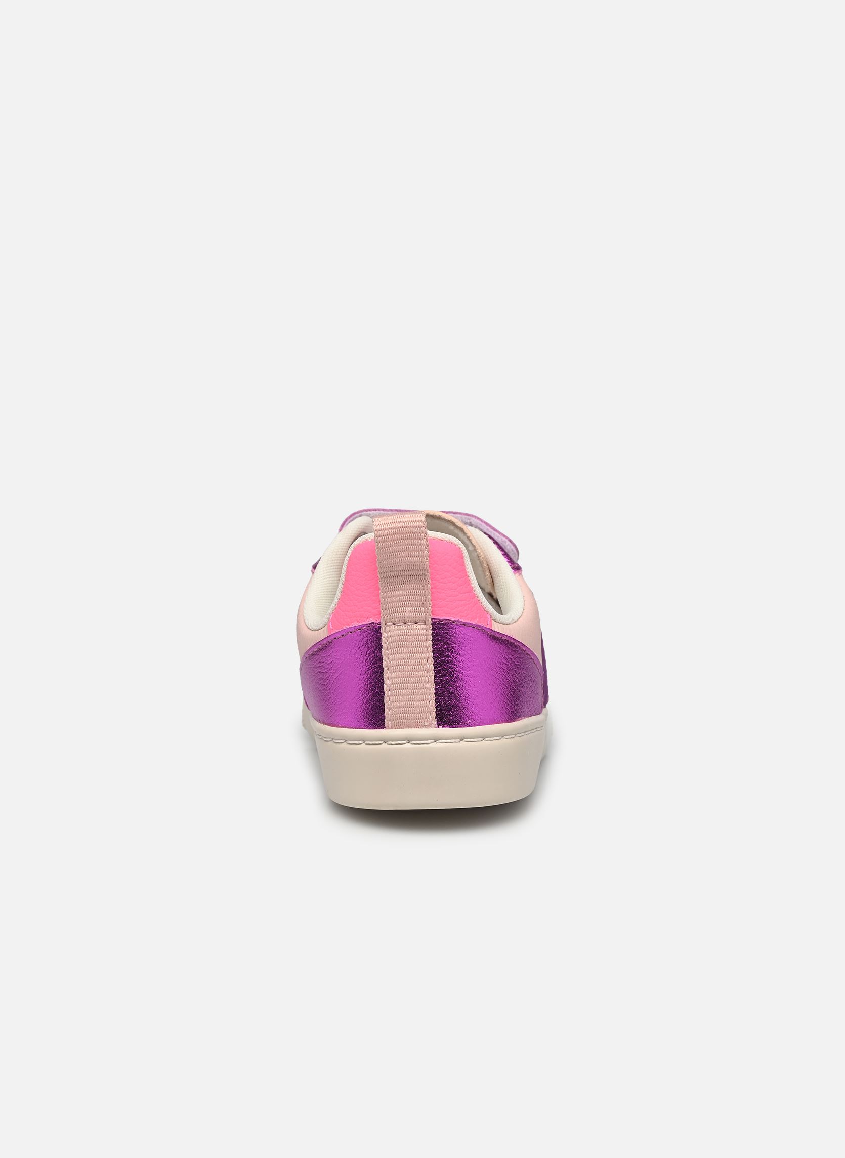 Niedrige Sneaker Small V-10 Velcro mädchen rosa Veja Niedrige Sneaker Small V-10 Velcro mädchen rosa PETALE_MULTICO-COSMOS