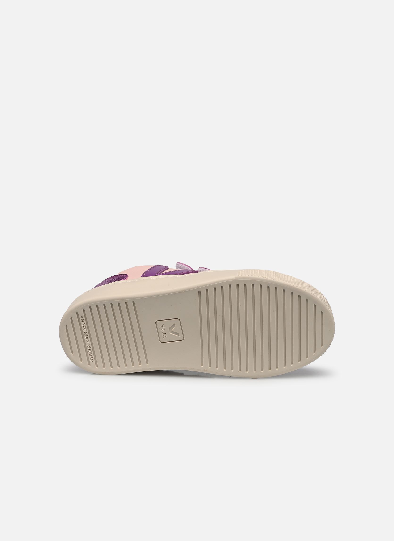 Niedrige Sneaker Small V-10 Velcro mädchen rosa Veja Niedrige Sneaker Small V-10 Velcro mädchen rosa PETALE_MULTICO-COSMOS
