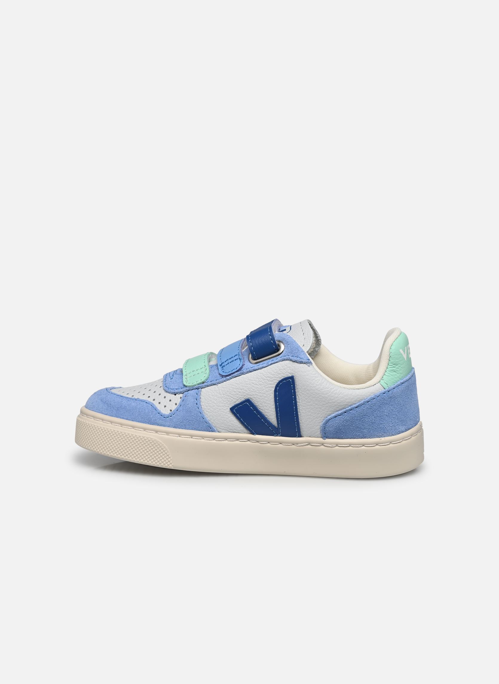 Baskets basses Small V-10 Velcro bleu Veja Baskets basses Small V-10 Velcro bleu ICE_MULTICO-INDIGO