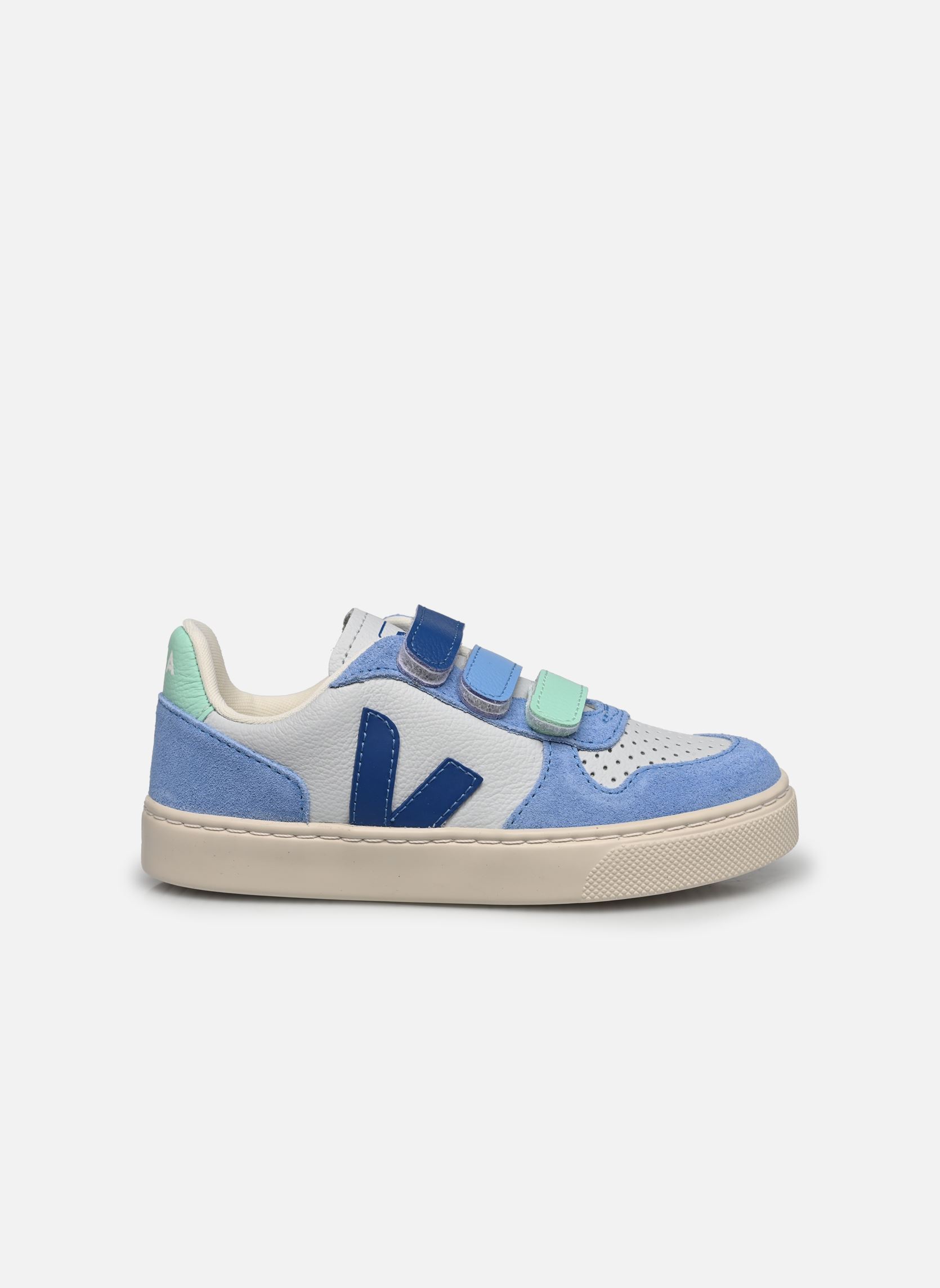 Baskets basses Small V-10 Velcro bleu Veja Baskets basses Small V-10 Velcro bleu ICE_MULTICO-INDIGO