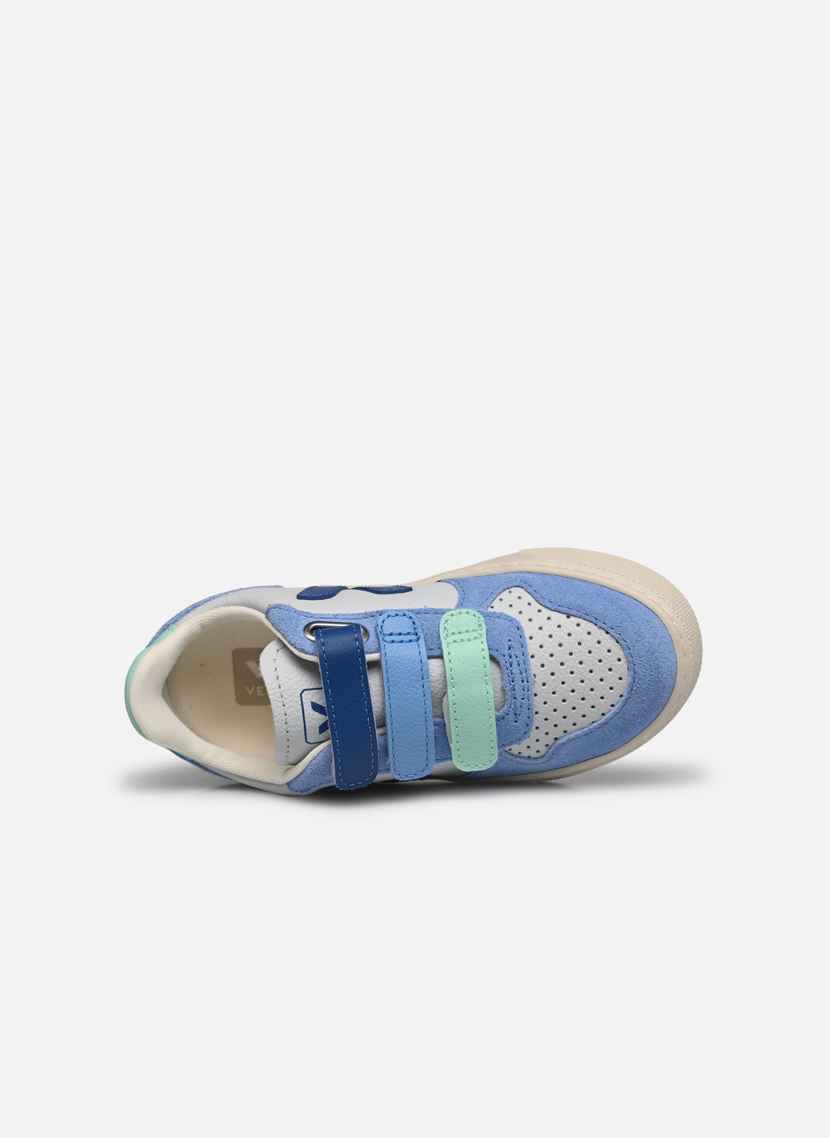 Baskets basses Small V-10 Velcro bleu Veja Baskets basses Small V-10 Velcro bleu ICE_MULTICO-INDIGO