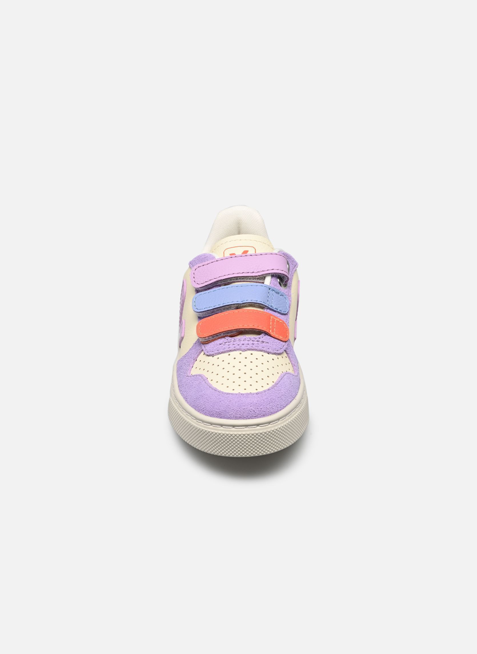 Baskets basses Small V-10 Velcro fille multicolore Veja Baskets basses Small V-10 Velcro fille multicolore CASHEW_MULTICO-ORCHID