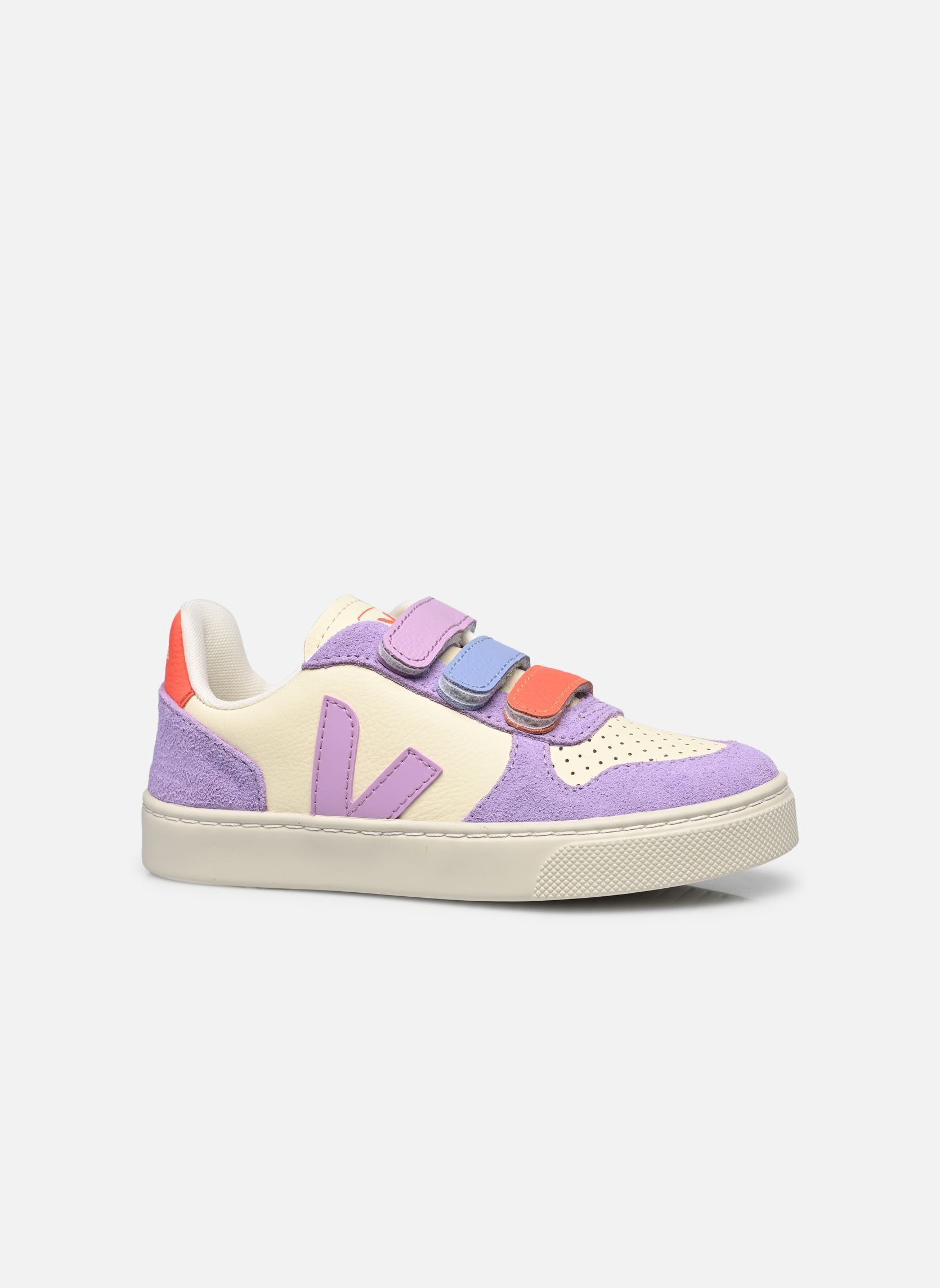 Baskets basses Small V-10 Velcro fille multicolore Veja Baskets basses Small V-10 Velcro fille multicolore CASHEW_MULTICO-ORCHID