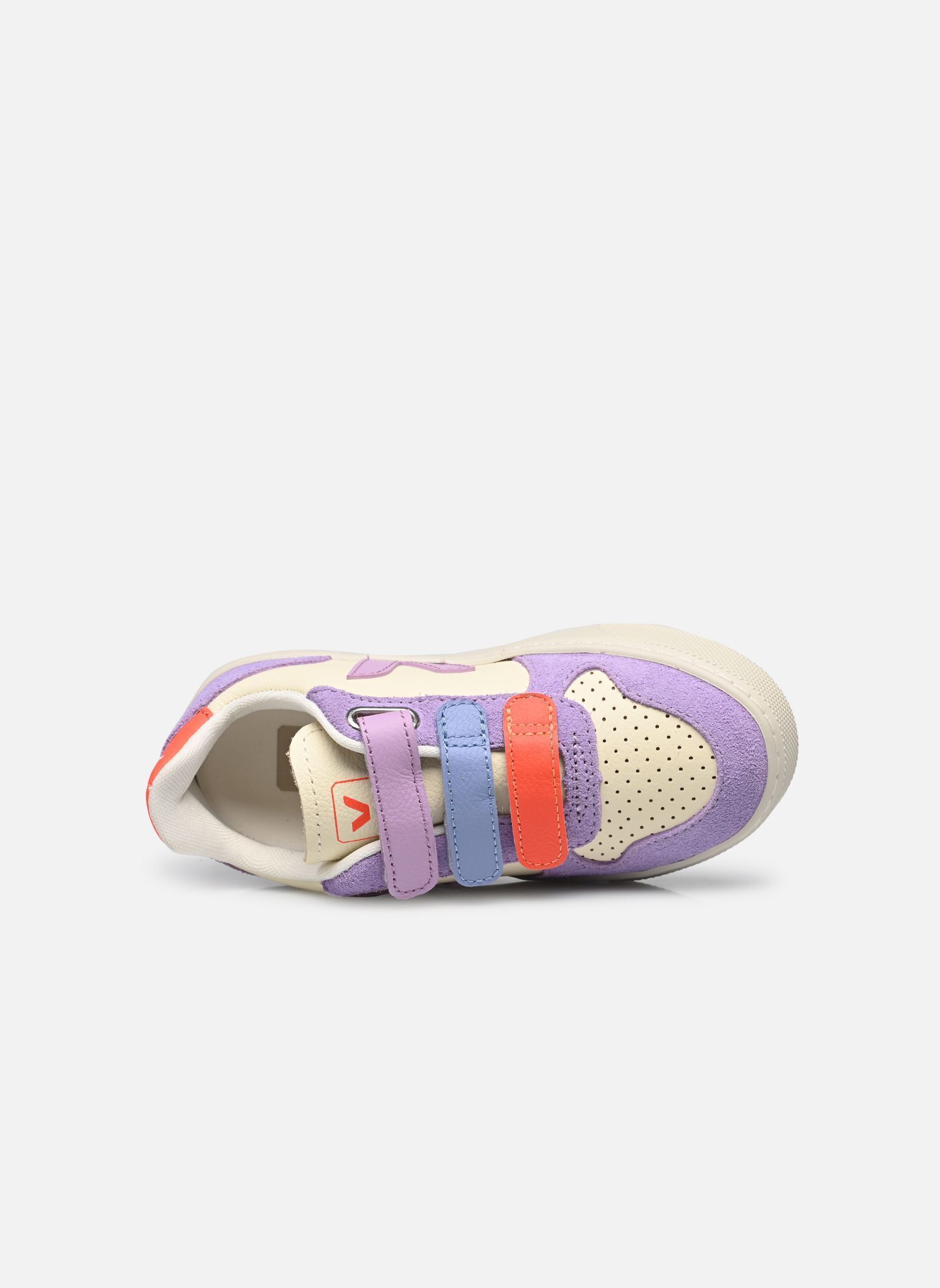 Baskets basses Small V-10 Velcro fille multicolore Veja Baskets basses Small V-10 Velcro fille multicolore CASHEW_MULTICO-ORCHID