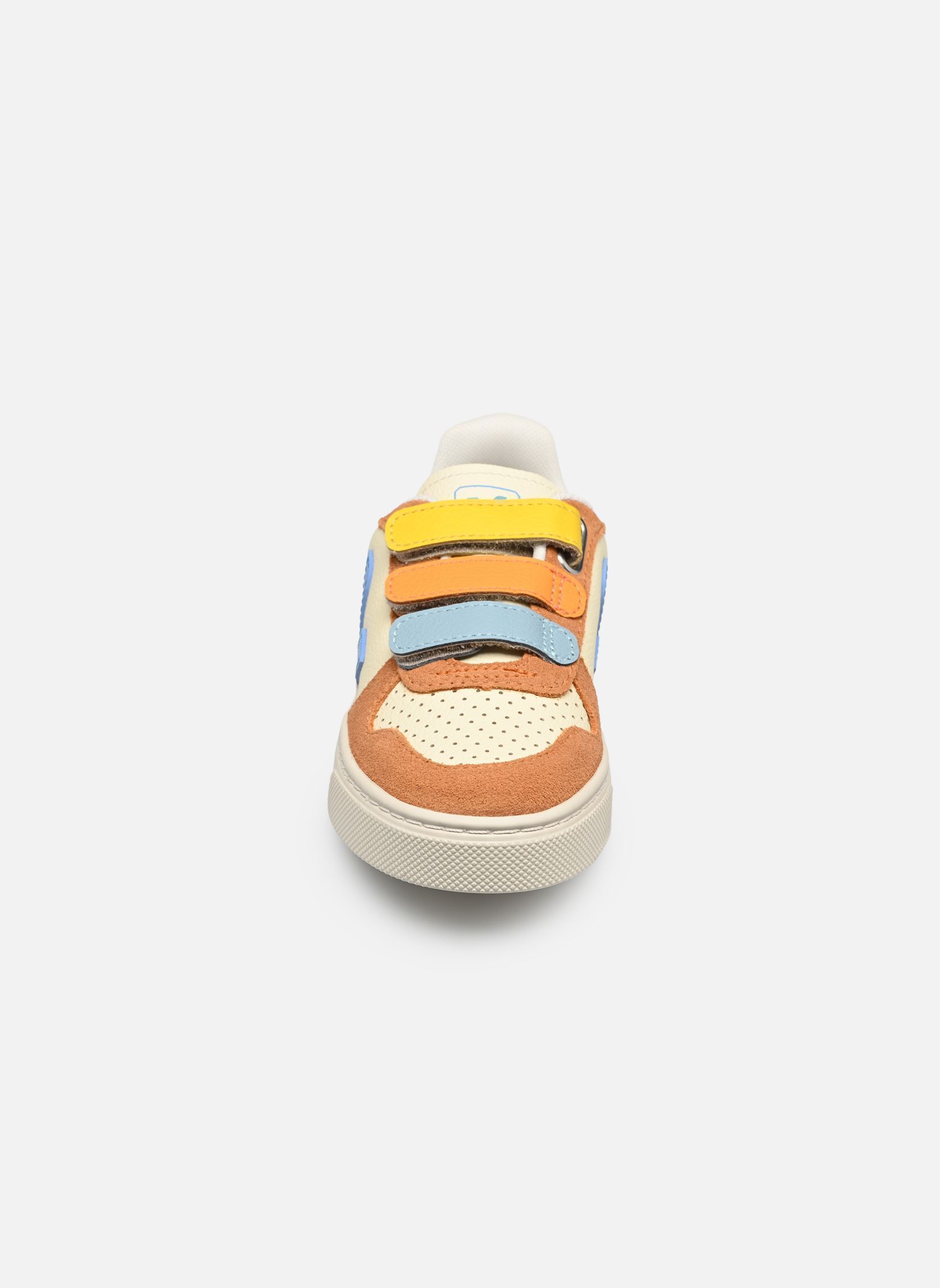 Baskets basses Small V-10 Velcro beige Veja Baskets basses Small V-10 Velcro beige CASHEW_AQUA_UMBER