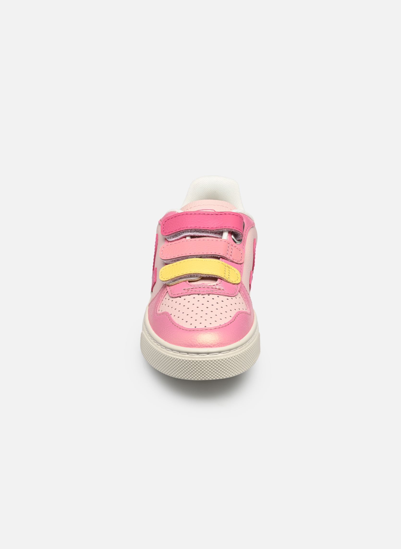 Baskets basses Small V-10 Velcro fille rose Veja Baskets basses Small V-10 Velcro fille rose PETALE_MIA_GLIMMER