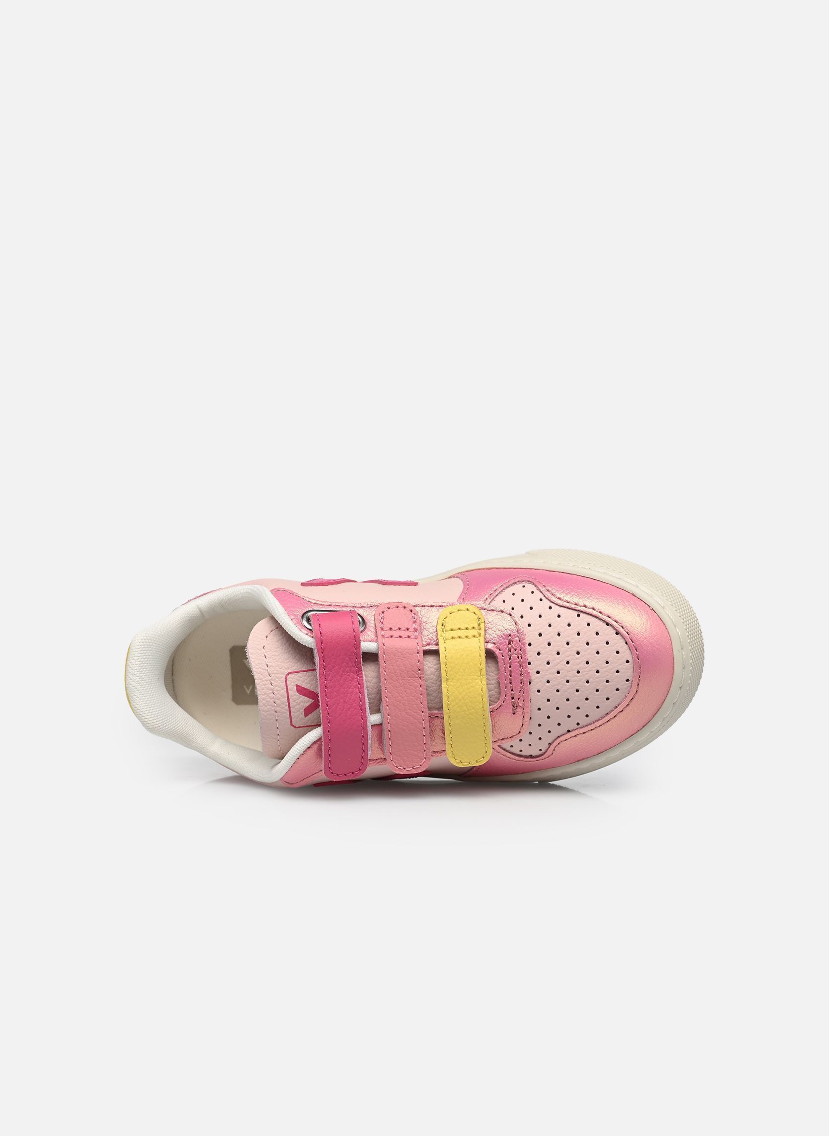 Baskets basses Small V-10 Velcro fille rose Veja Baskets basses Small V-10 Velcro fille rose PETALE_MIA_GLIMMER