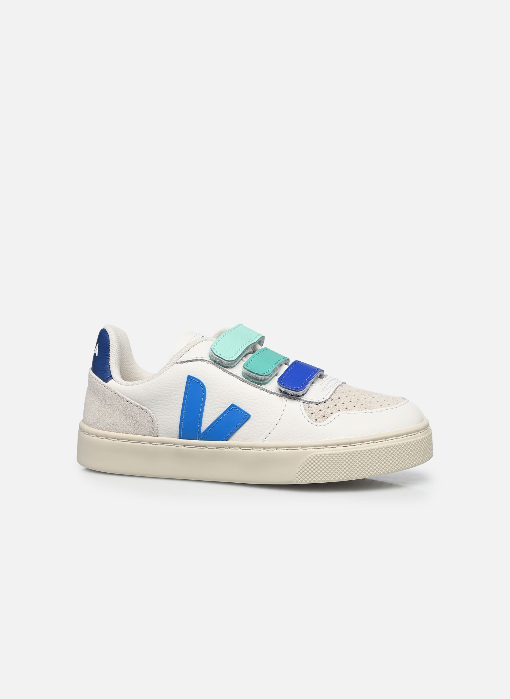 Baskets basses Small V-10 Velcro garçon blanc Veja Baskets basses Small V-10 Velcro garçon blanc WHITE_EGEE