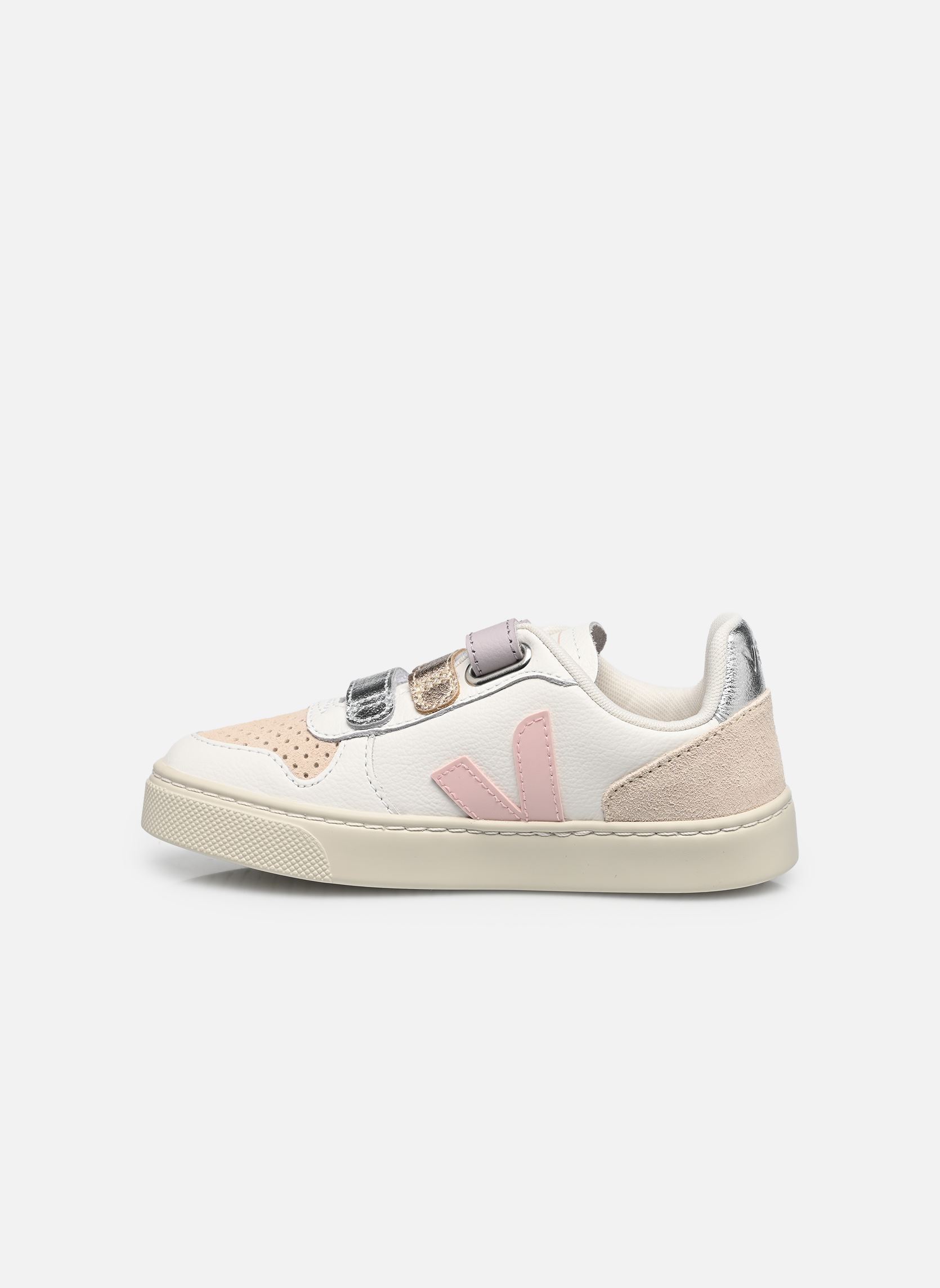 Baskets basses Small V-10 Velcro fille blanc Veja Baskets basses Small V-10 Velcro fille blanc WHITE_PETALE