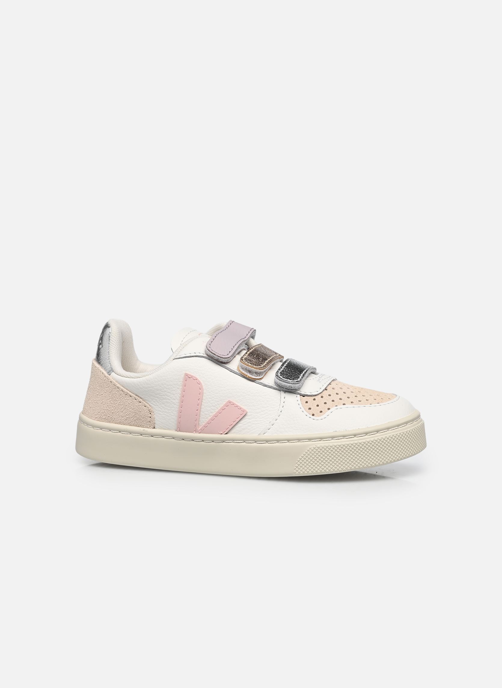 Baskets basses Small V-10 Velcro fille blanc Veja Baskets basses Small V-10 Velcro fille blanc WHITE_PETALE