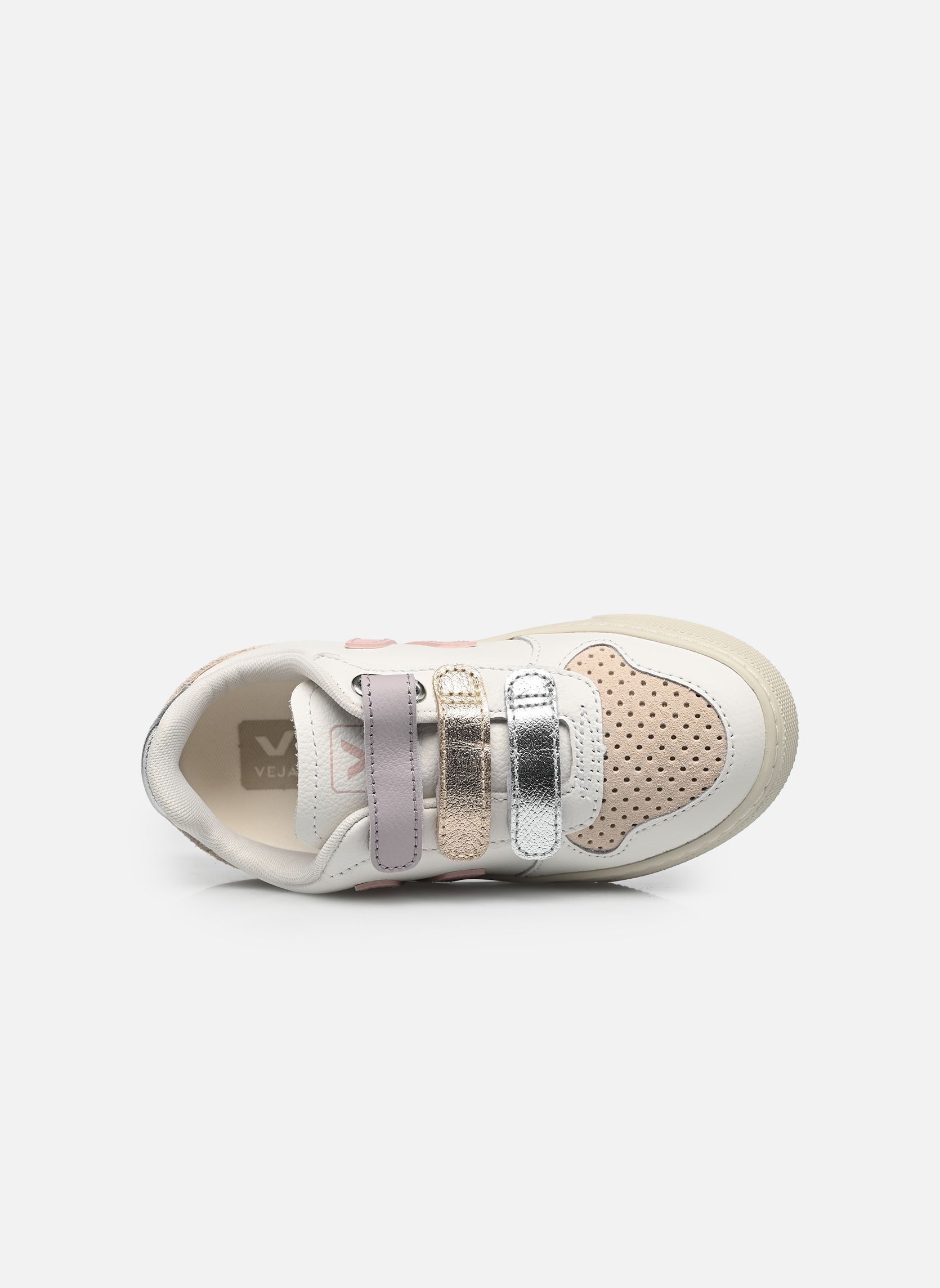 Baskets basses Small V-10 Velcro fille blanc Veja Baskets basses Small V-10 Velcro fille blanc WHITE_PETALE