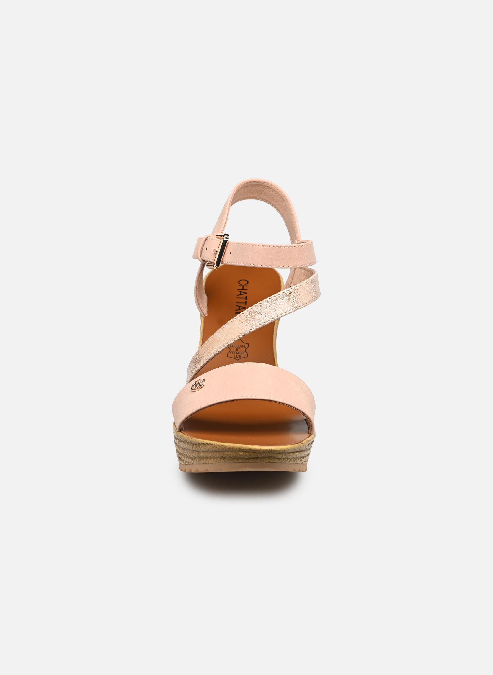 Keil- und Plateausandalen MAELLE damen rosa Chattawak Keil- und Plateausandalen MAELLE damen rosa M.Rose Gold