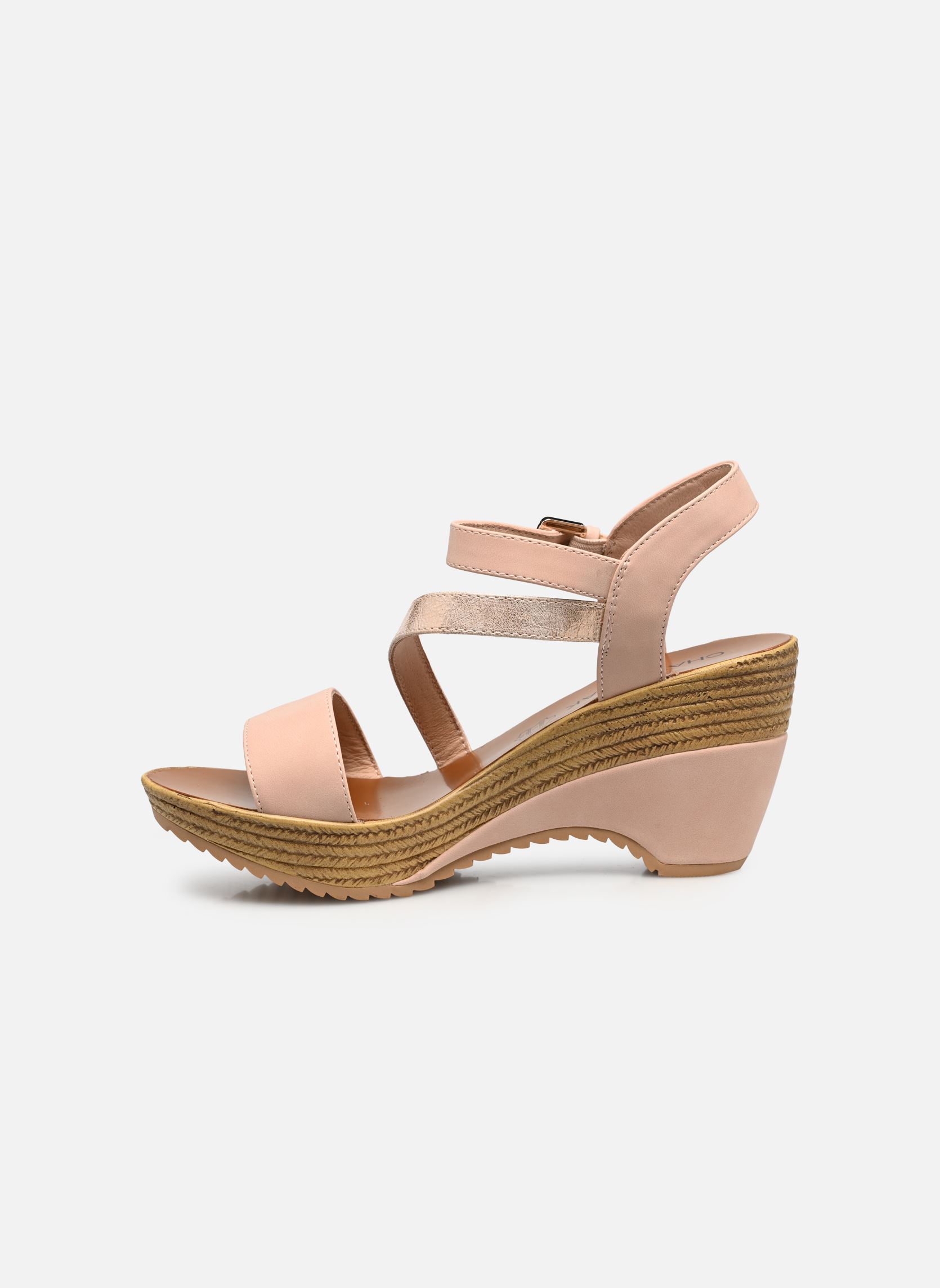 Keil- und Plateausandalen MAELLE damen rosa Chattawak Keil- und Plateausandalen MAELLE damen rosa M.Rose Gold