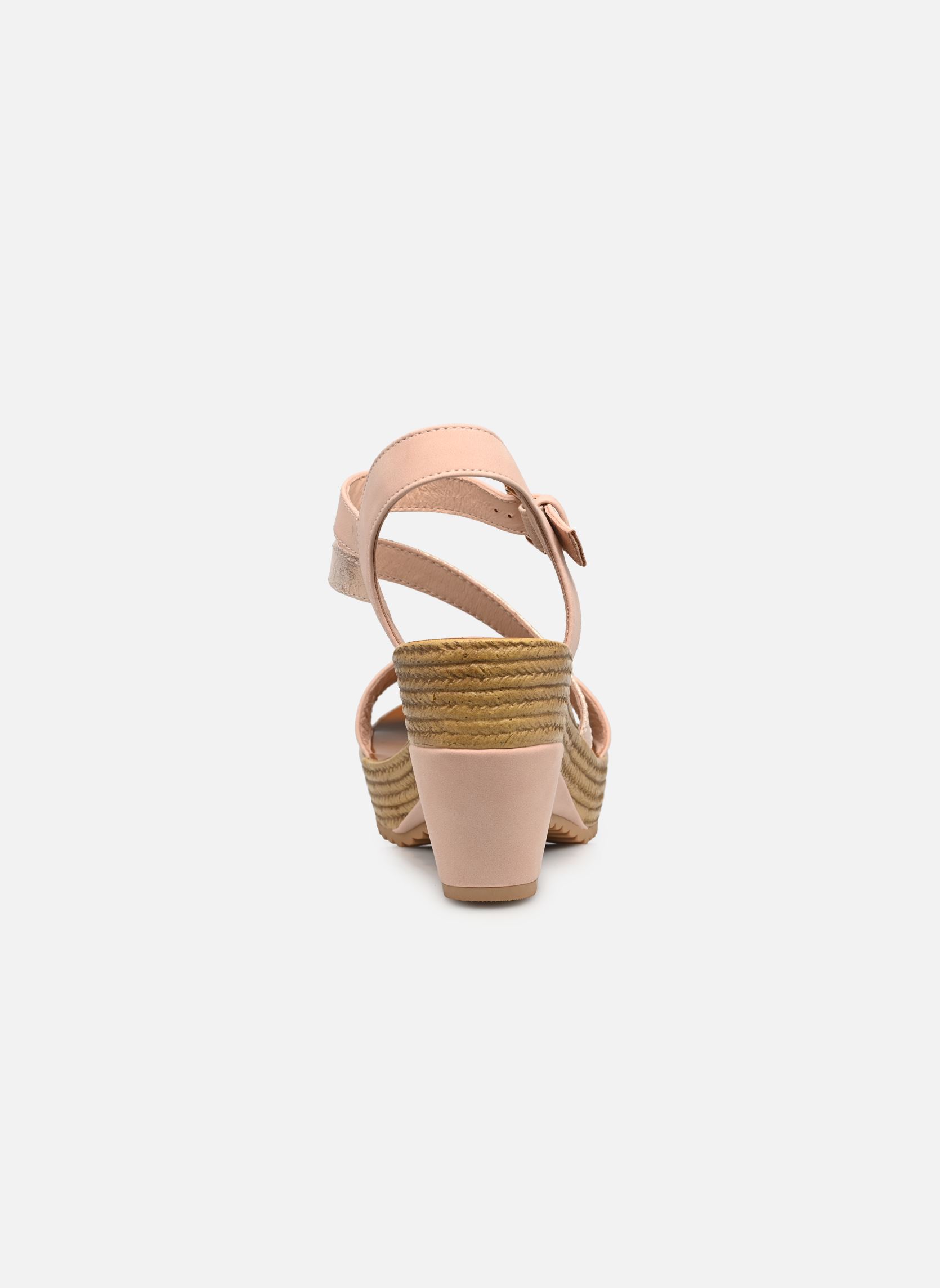 Keil- und Plateausandalen MAELLE damen rosa Chattawak Keil- und Plateausandalen MAELLE damen rosa M.Rose Gold