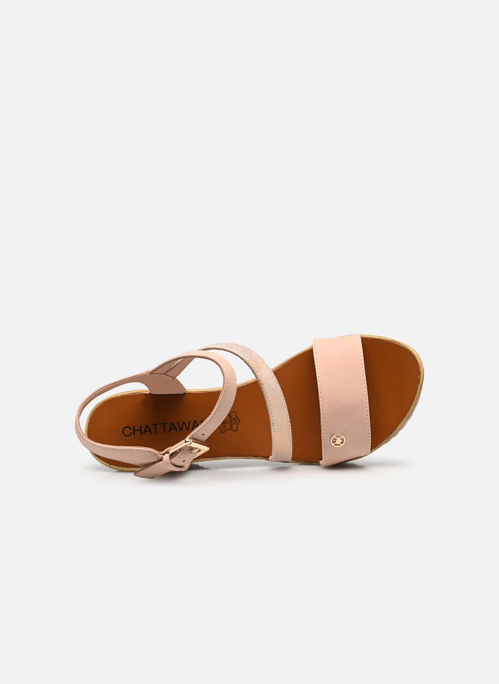 Keil- und Plateausandalen MAELLE damen rosa Chattawak Keil- und Plateausandalen MAELLE damen rosa M.Rose Gold