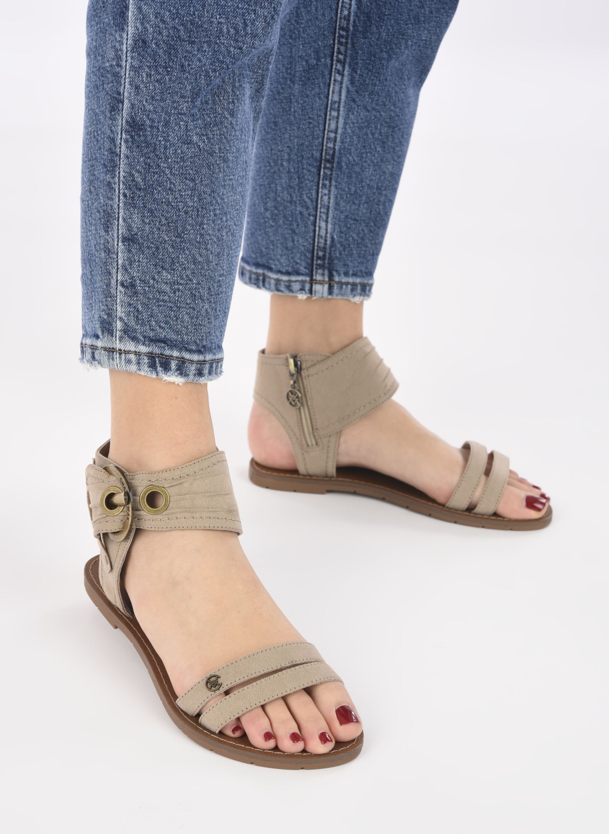 Sandalen PACOME dames beige Chattawak Sandalen PACOME dames beige TAUPE_