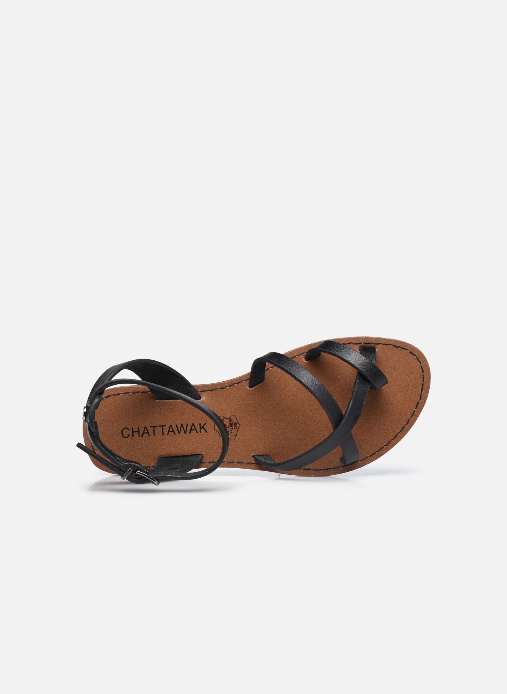 Sandalen PERLA damen schwarz Chattawak Sandalen PERLA damen schwarz NOIR_