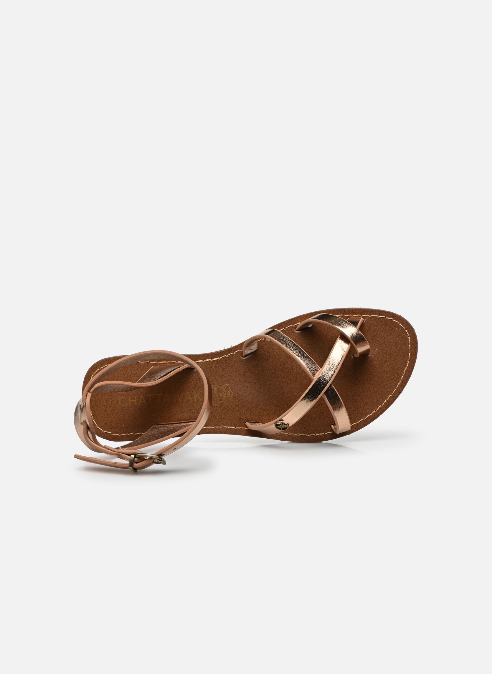 Sandalen PERLA damen gold und bronze Chattawak Sandalen PERLA damen gold und bronze Rose gold