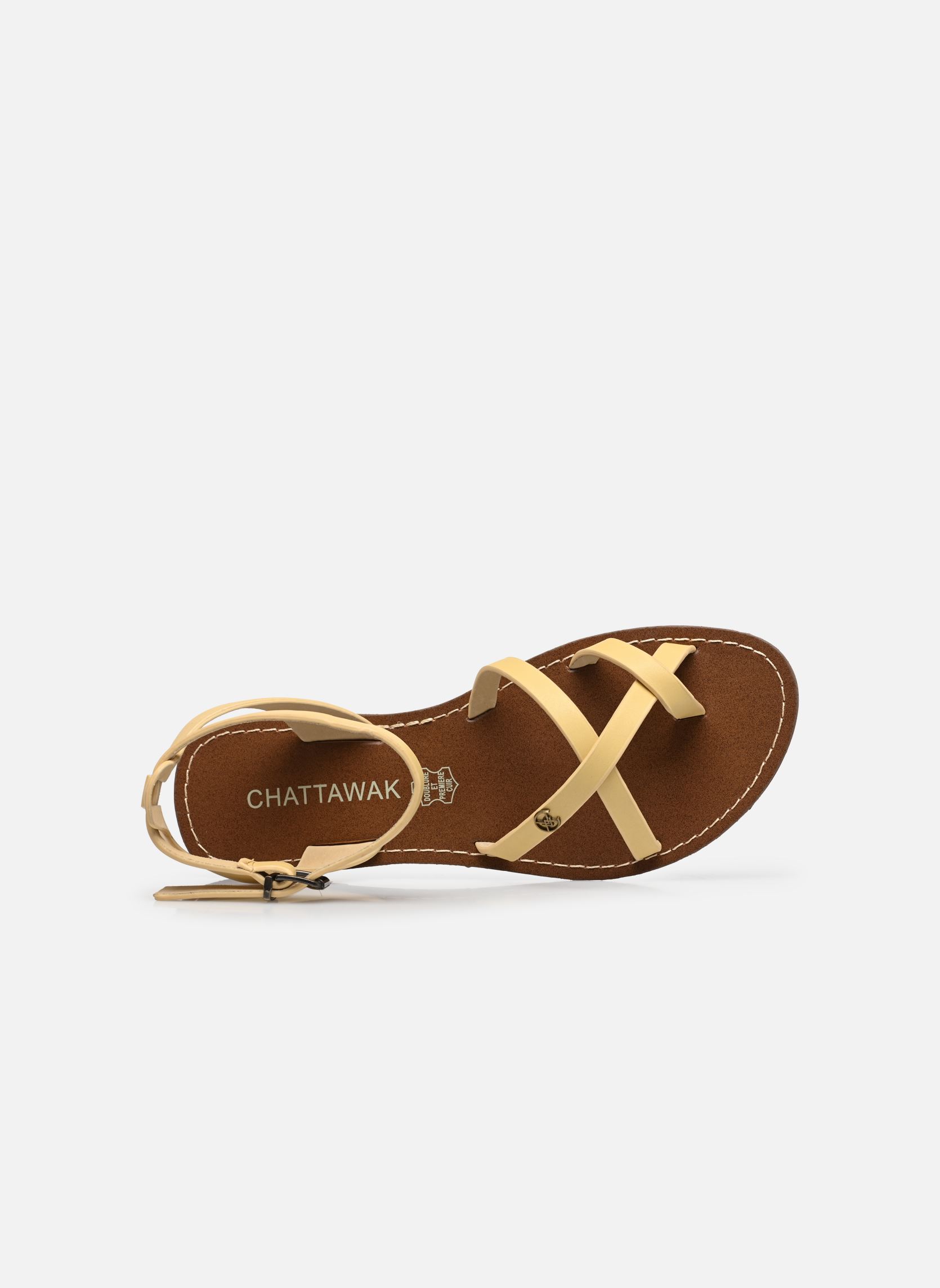 Sandalen PERLA dames geel Chattawak Sandalen PERLA dames geel Butter