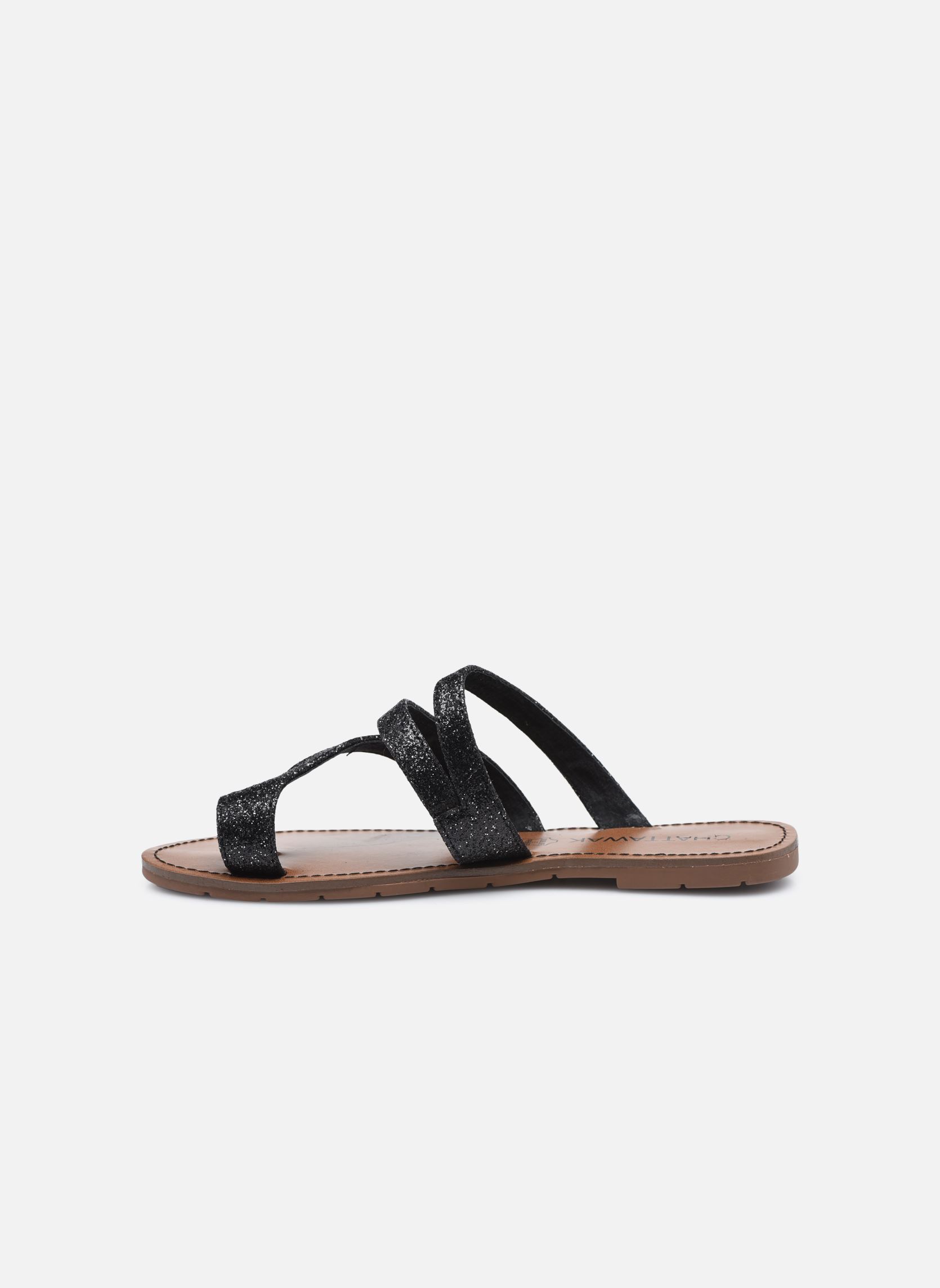Pantoletten TEXANE damen schwarz Chattawak Pantoletten TEXANE damen schwarz NOIR_