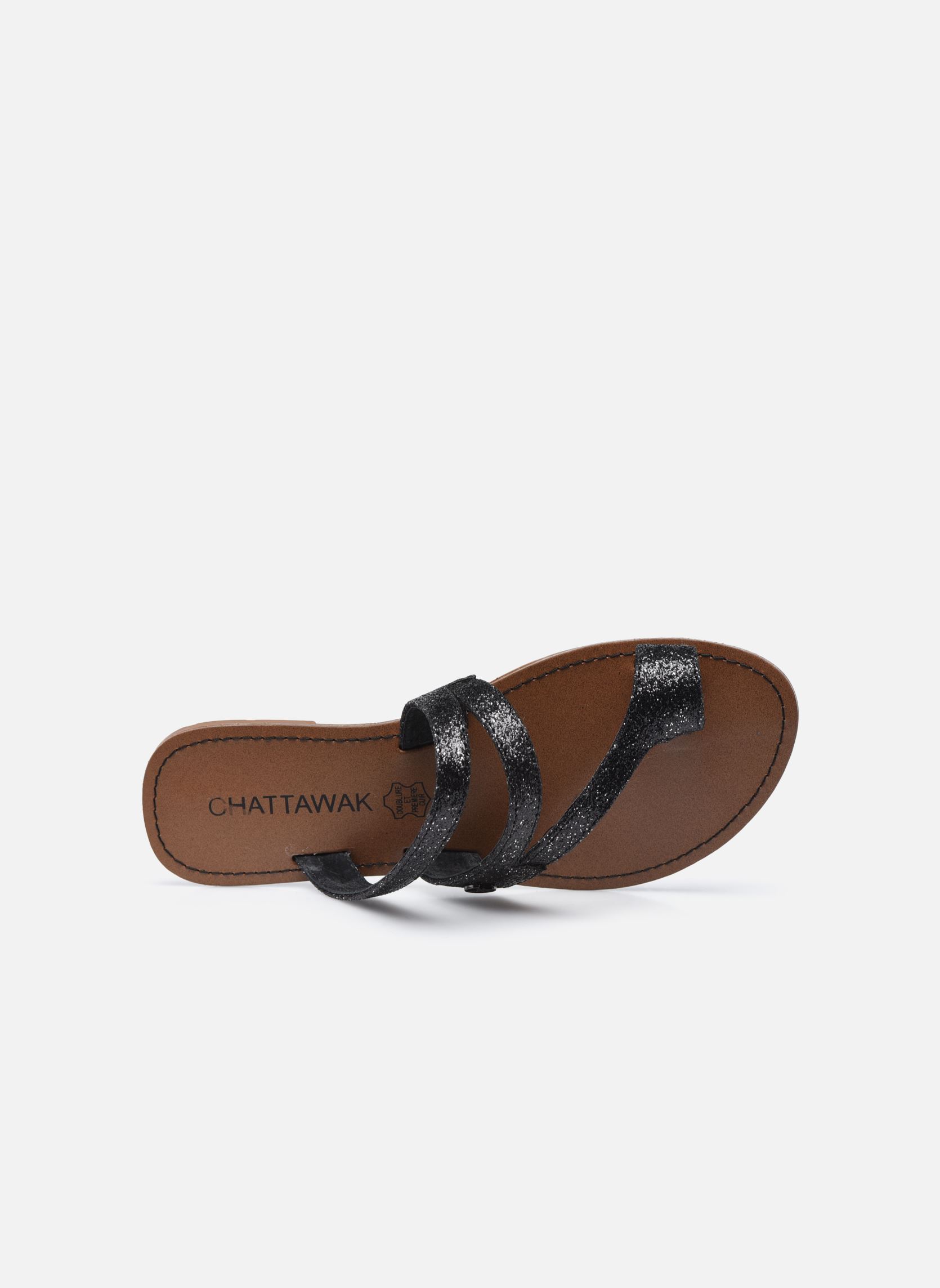 Pantoletten TEXANE damen schwarz Chattawak Pantoletten TEXANE damen schwarz NOIR_