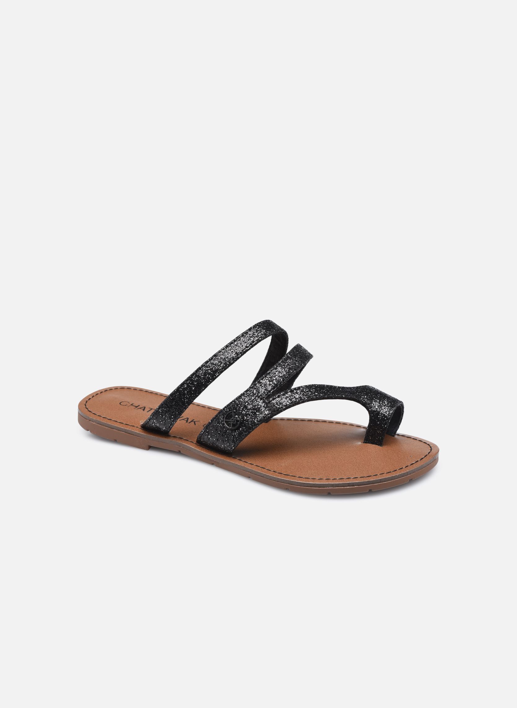 Pantoletten TEXANE damen schwarz Chattawak Pantoletten TEXANE damen schwarz NOIR_