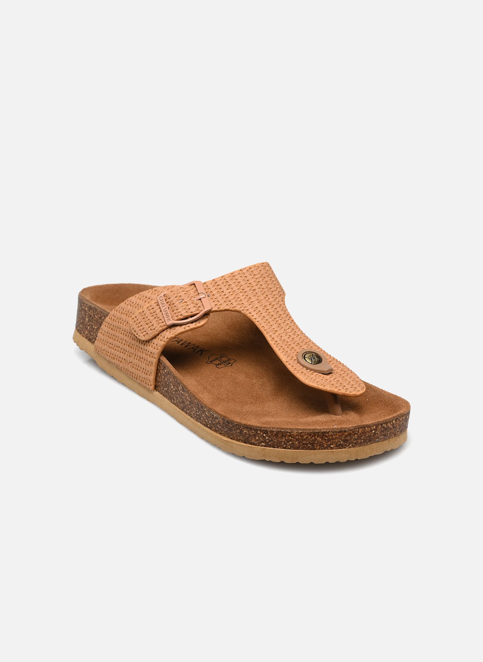 Pantoletten ZELDA damen braun Chattawak Pantoletten ZELDA damen braun Camel