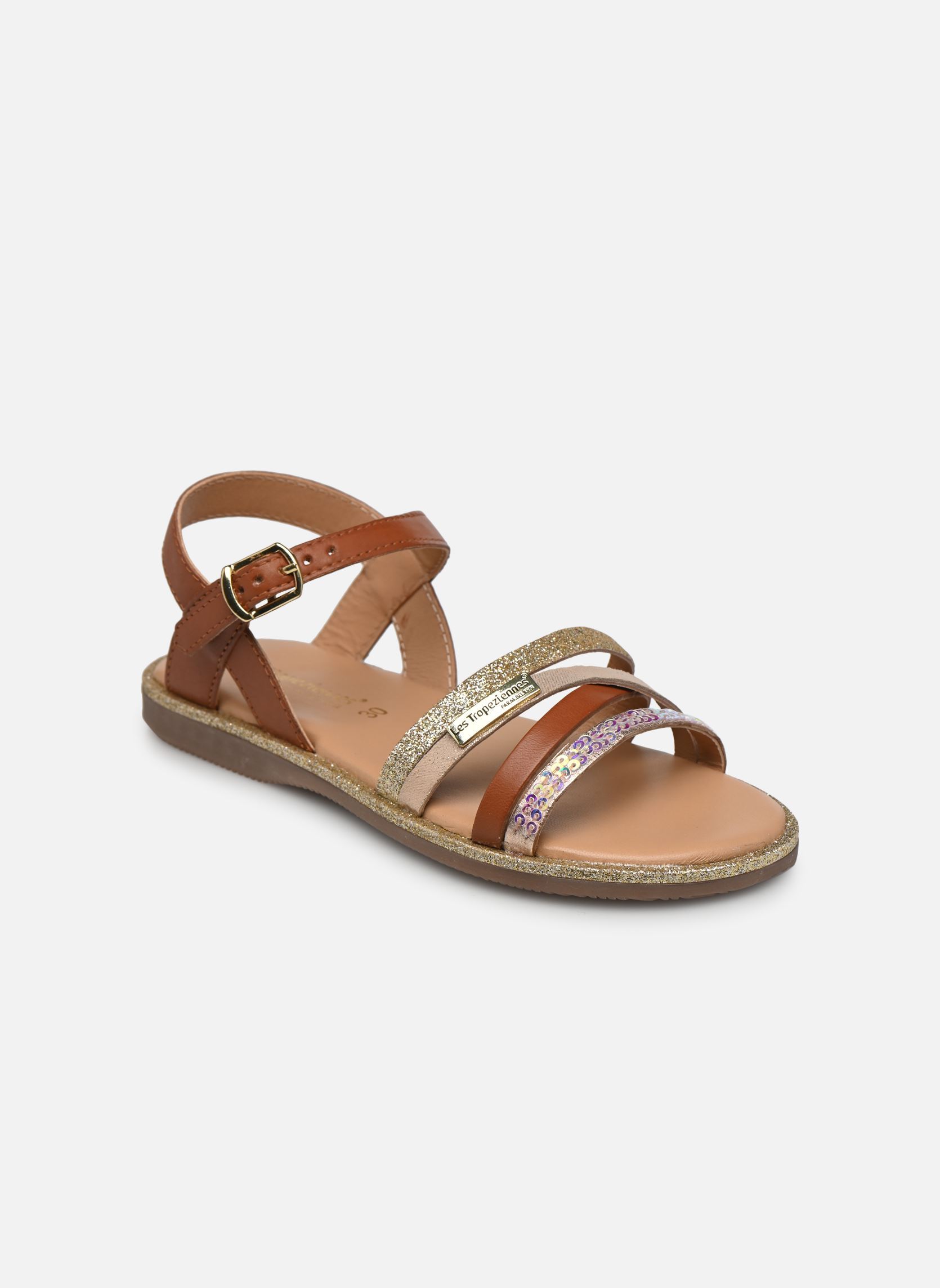Sandales Inaya fille marron Les Tropéziennes par M Belarbi Sandales Inaya fille marron Tan