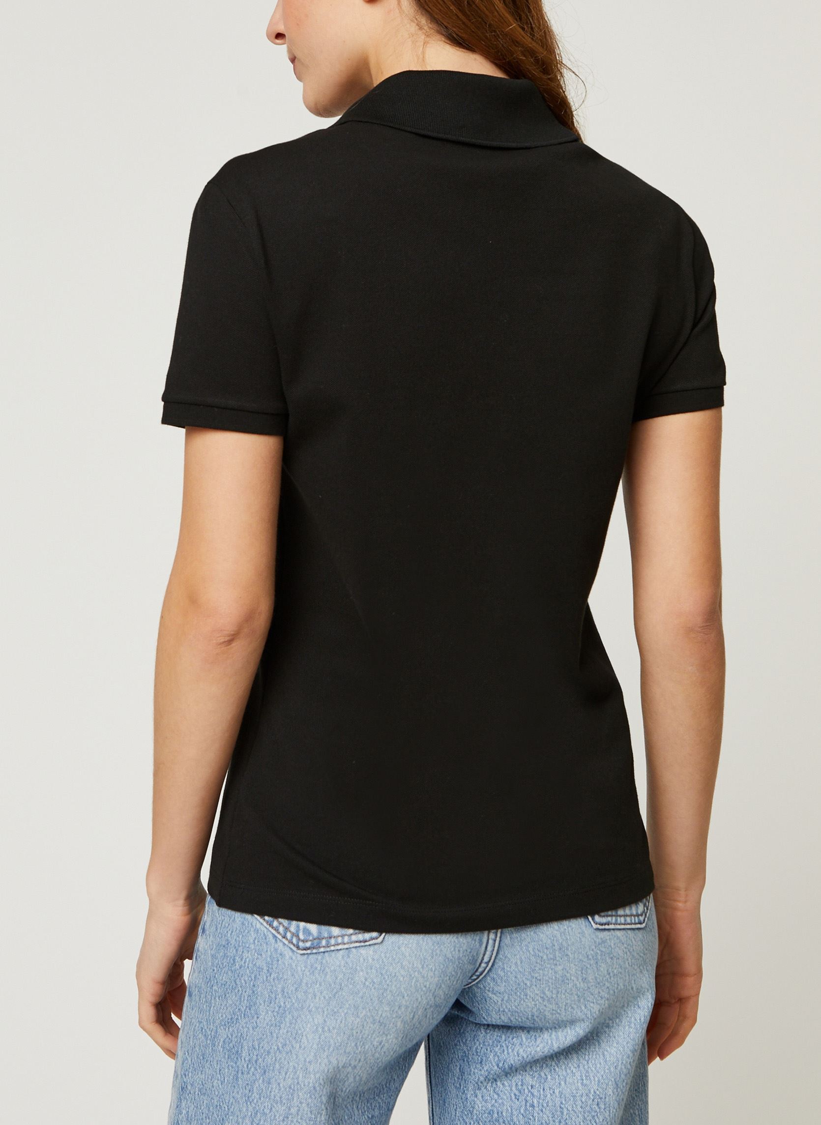 Polo's Polo Lacoste slim fit W dames zwart Lacoste Polo's Polo Lacoste slim fit W dames zwart 031 NOIR