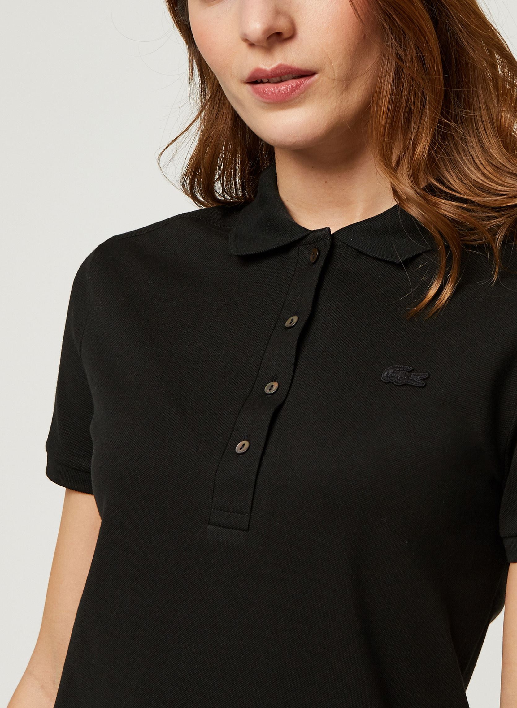 Polo's Polo Lacoste slim fit W dames zwart Lacoste Polo's Polo Lacoste slim fit W dames zwart 031 NOIR