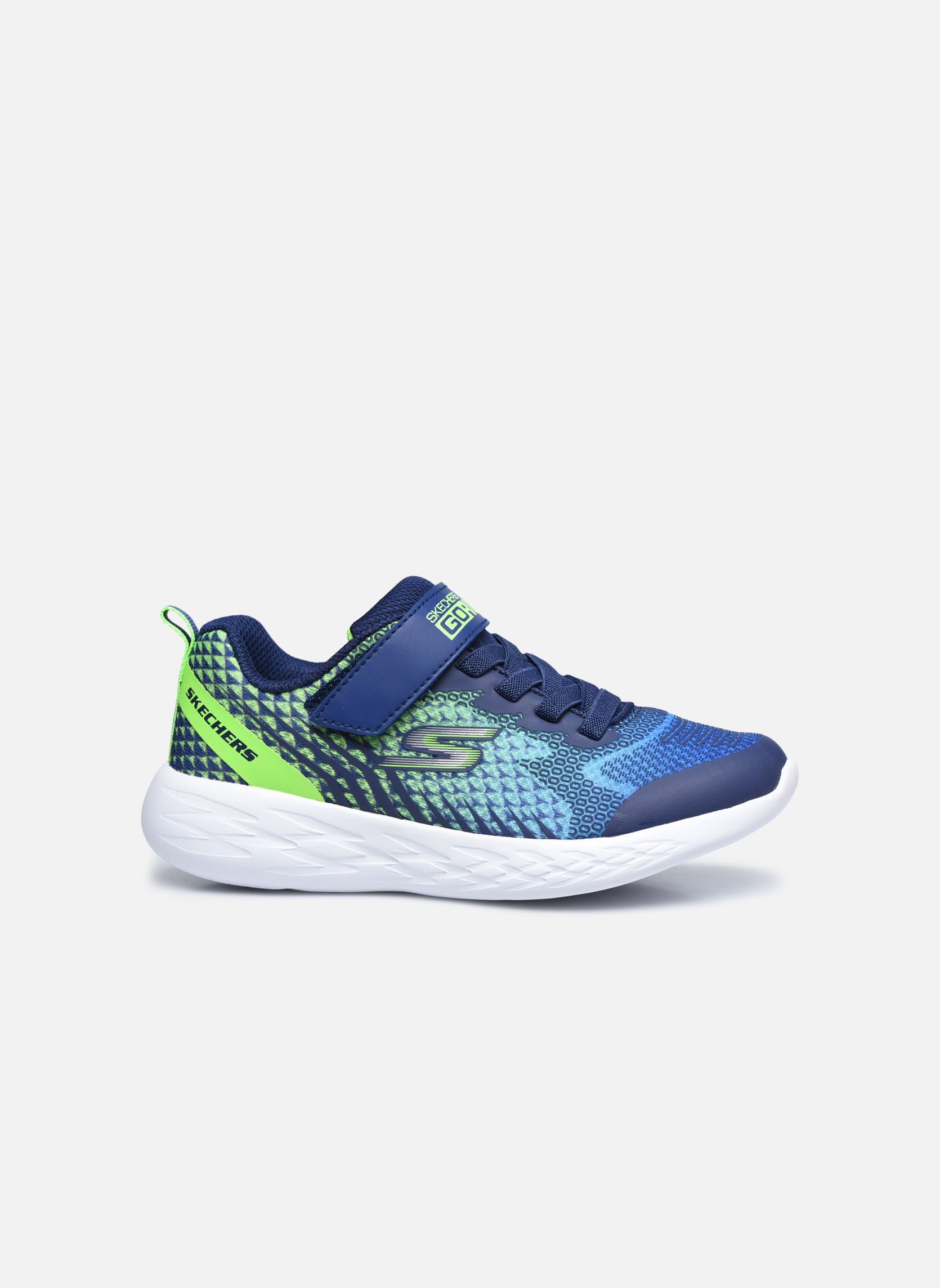 Baskets basses Go Run 600 Baxtux garçon bleu Skechers Baskets basses Go Run 600 Baxtux garçon bleu NVLM