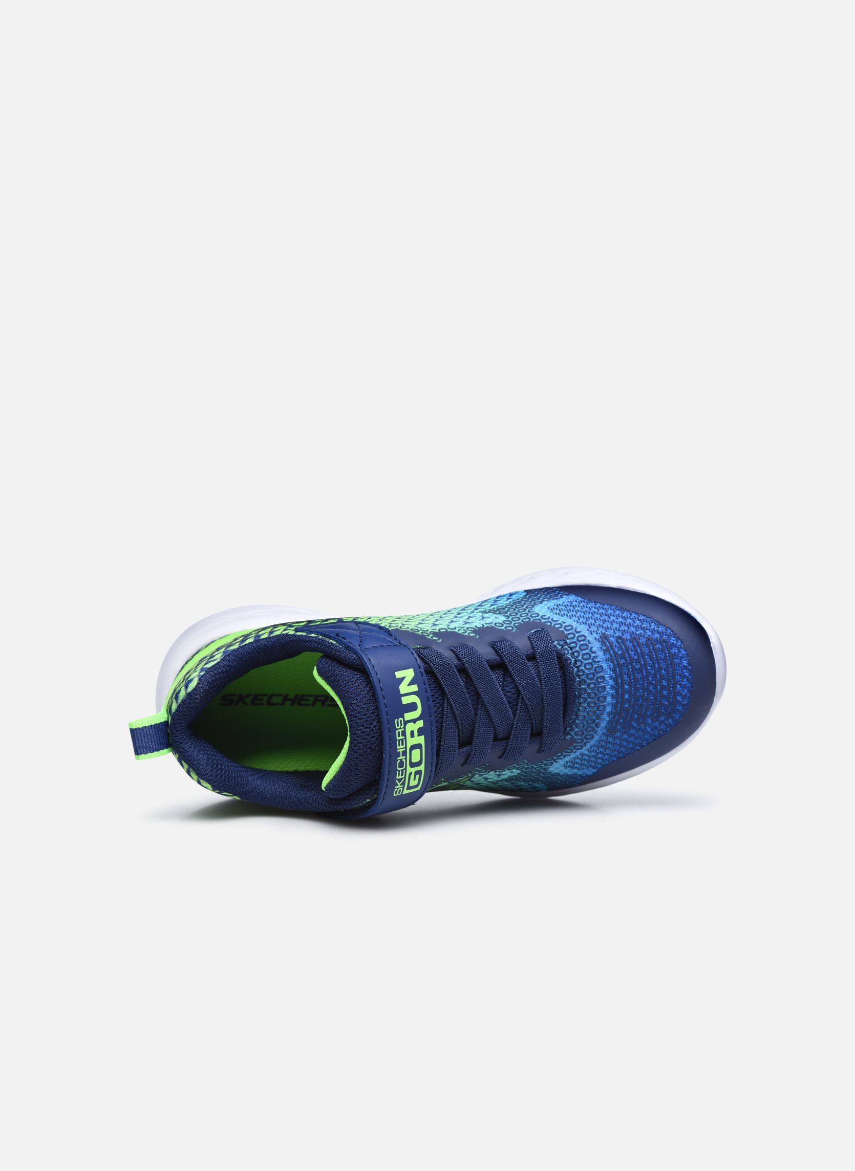 Baskets basses Go Run 600 Baxtux garçon bleu Skechers Baskets basses Go Run 600 Baxtux garçon bleu NVLM