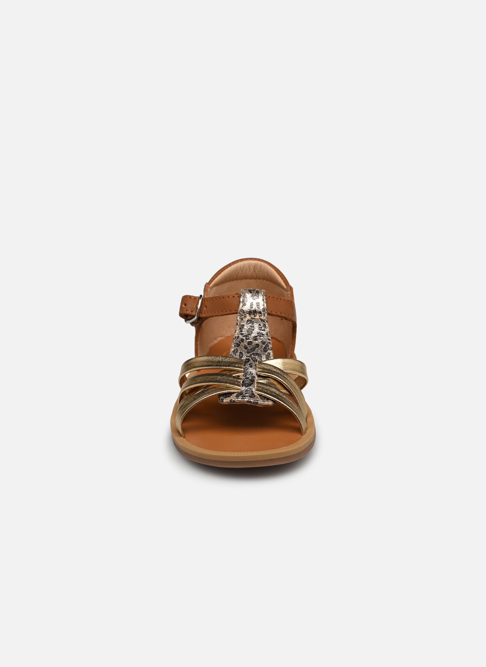 Sandalen Poppy Back Neptune mädchen braun Pom d Api Sandalen Poppy Back Neptune mädchen braun CAMEL