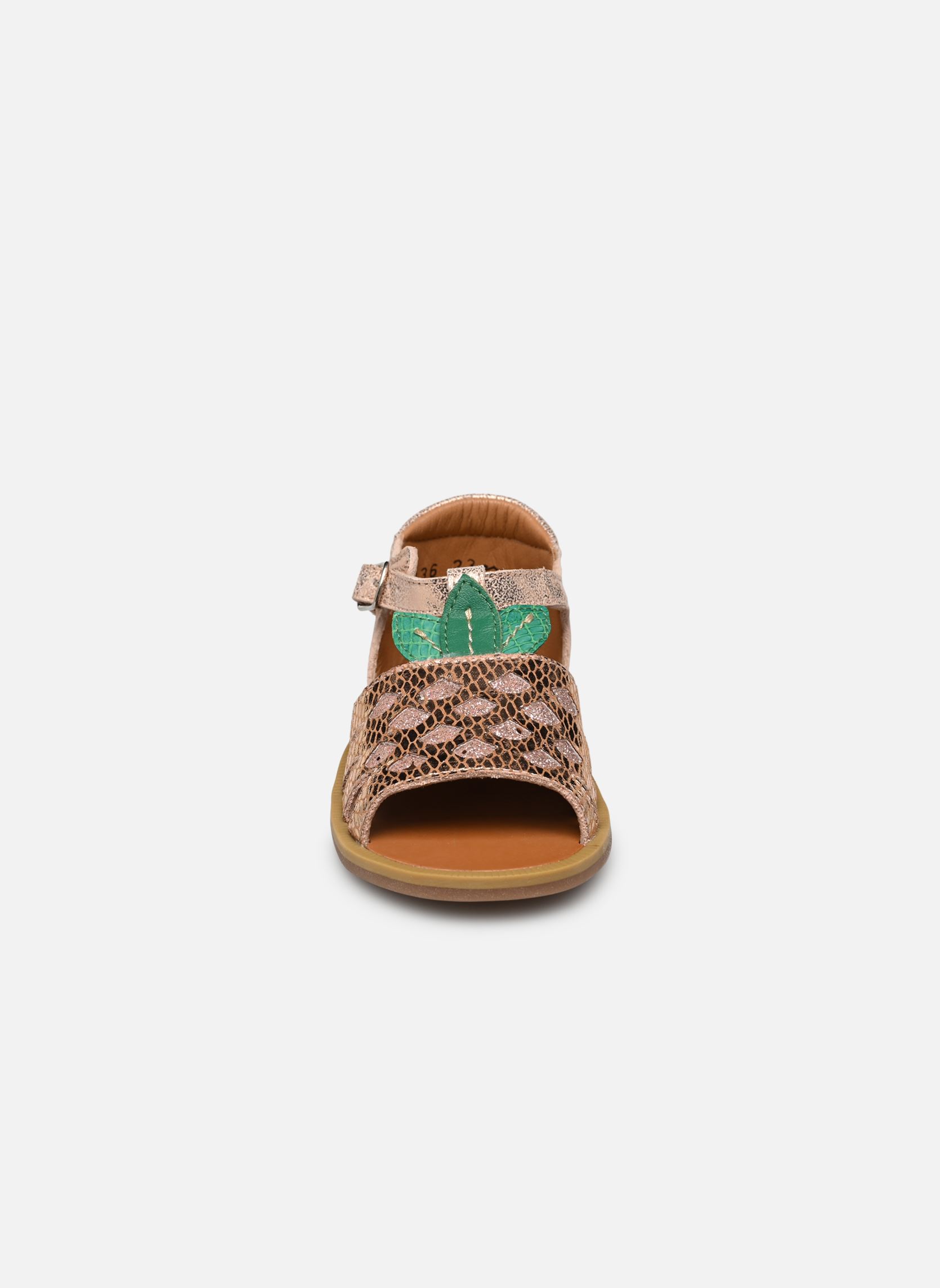 Sandalen Poppy Ananas mädchen beige Pom d Api Sandalen Poppy Ananas mädchen beige NUDE